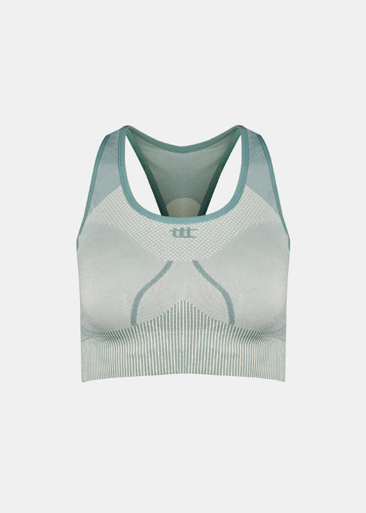 Seamless Sports Bra Slate Blue