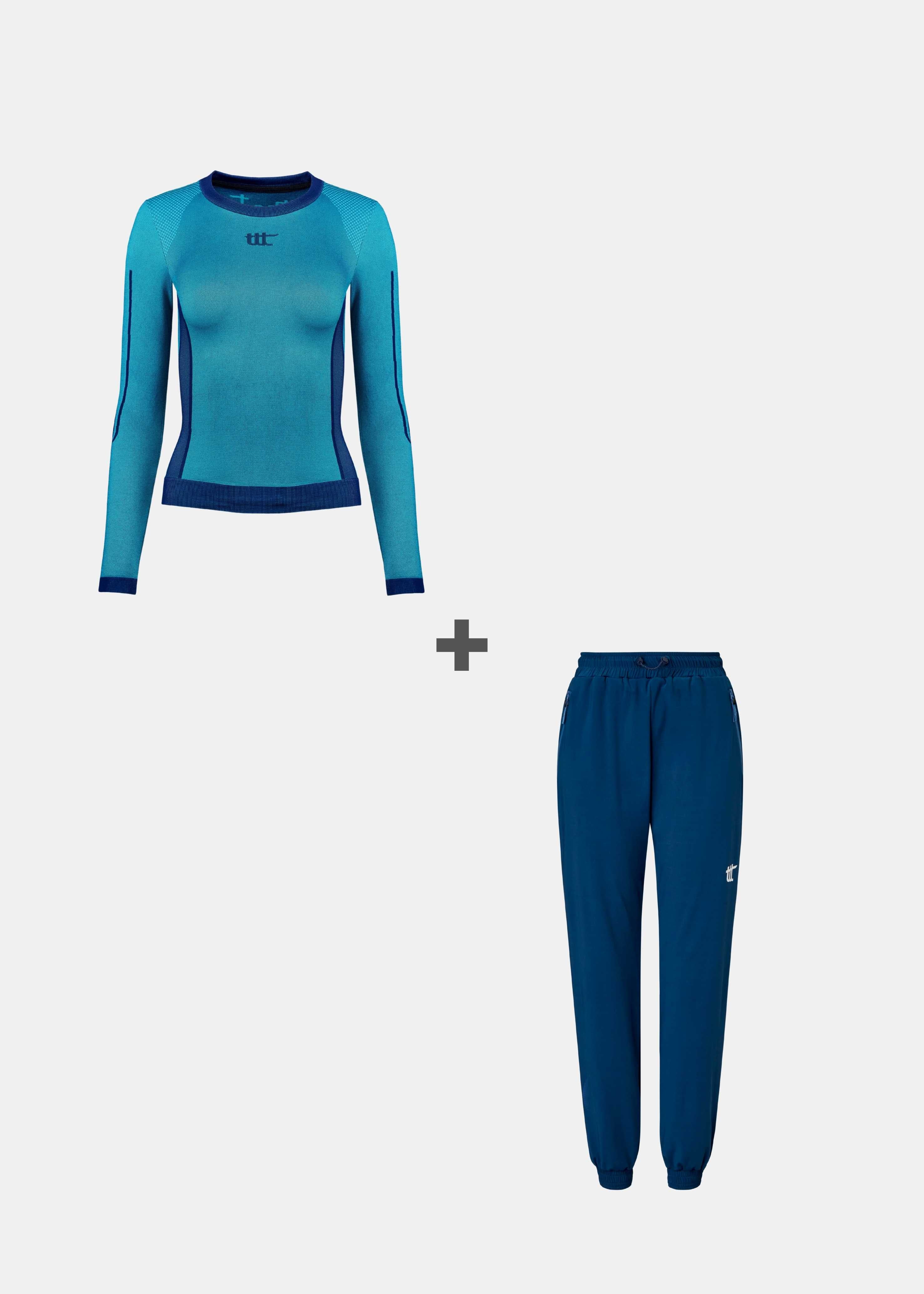 Langarmshirt + Trainingshose