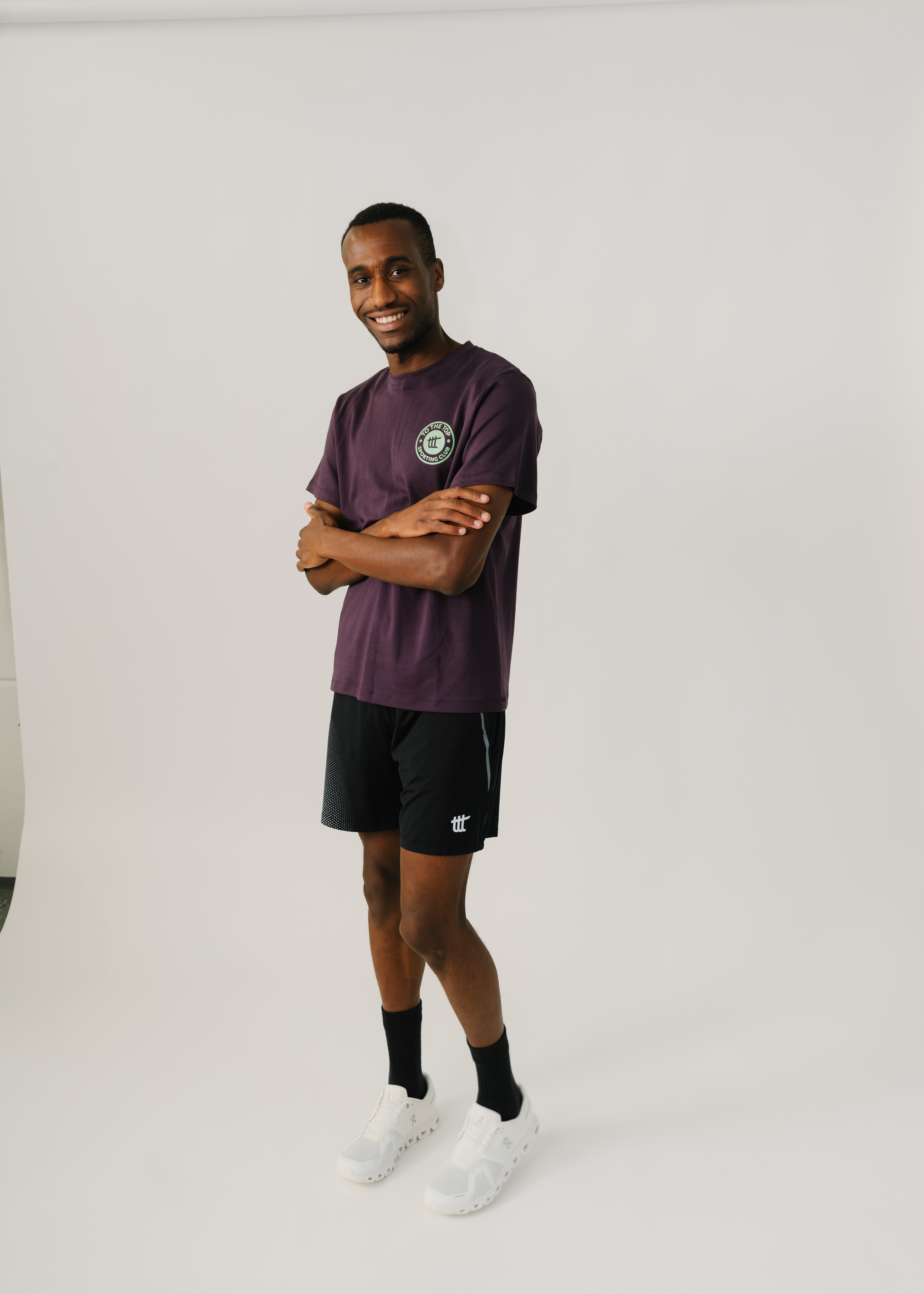 Sporting Club T-Shirt Unisex Plum