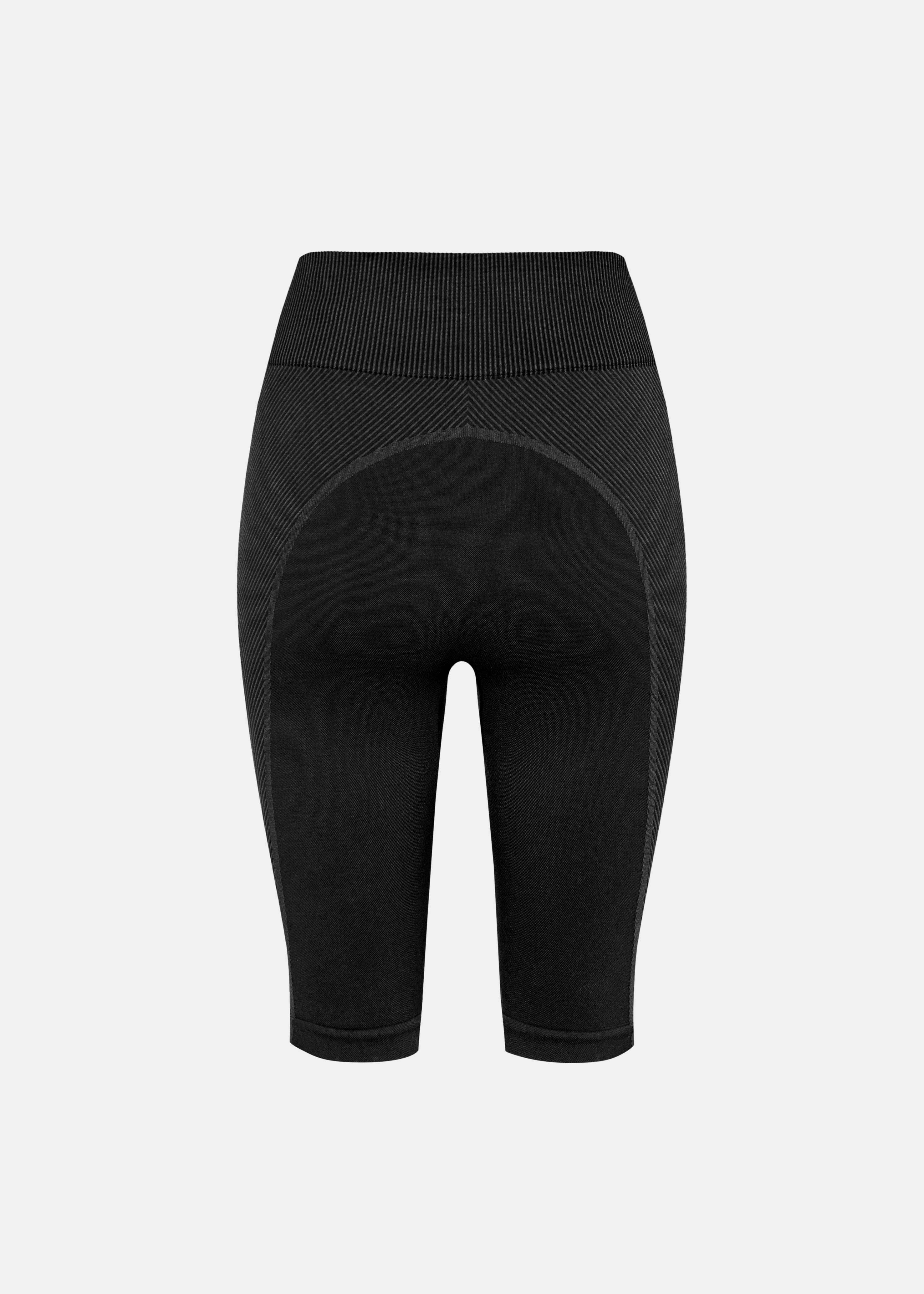 Back View Designer Leggings in schwarz für damen