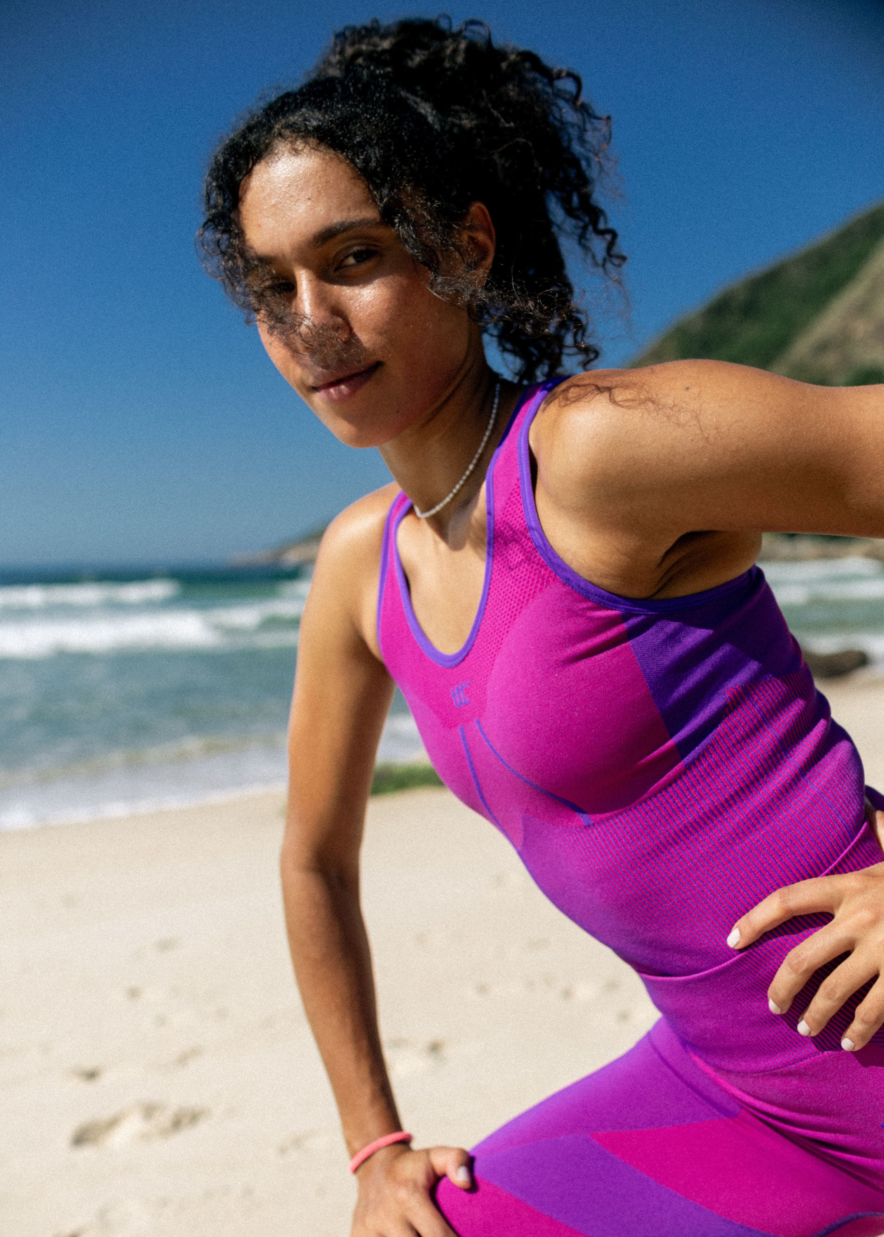 Seamless Tank Top Magenta