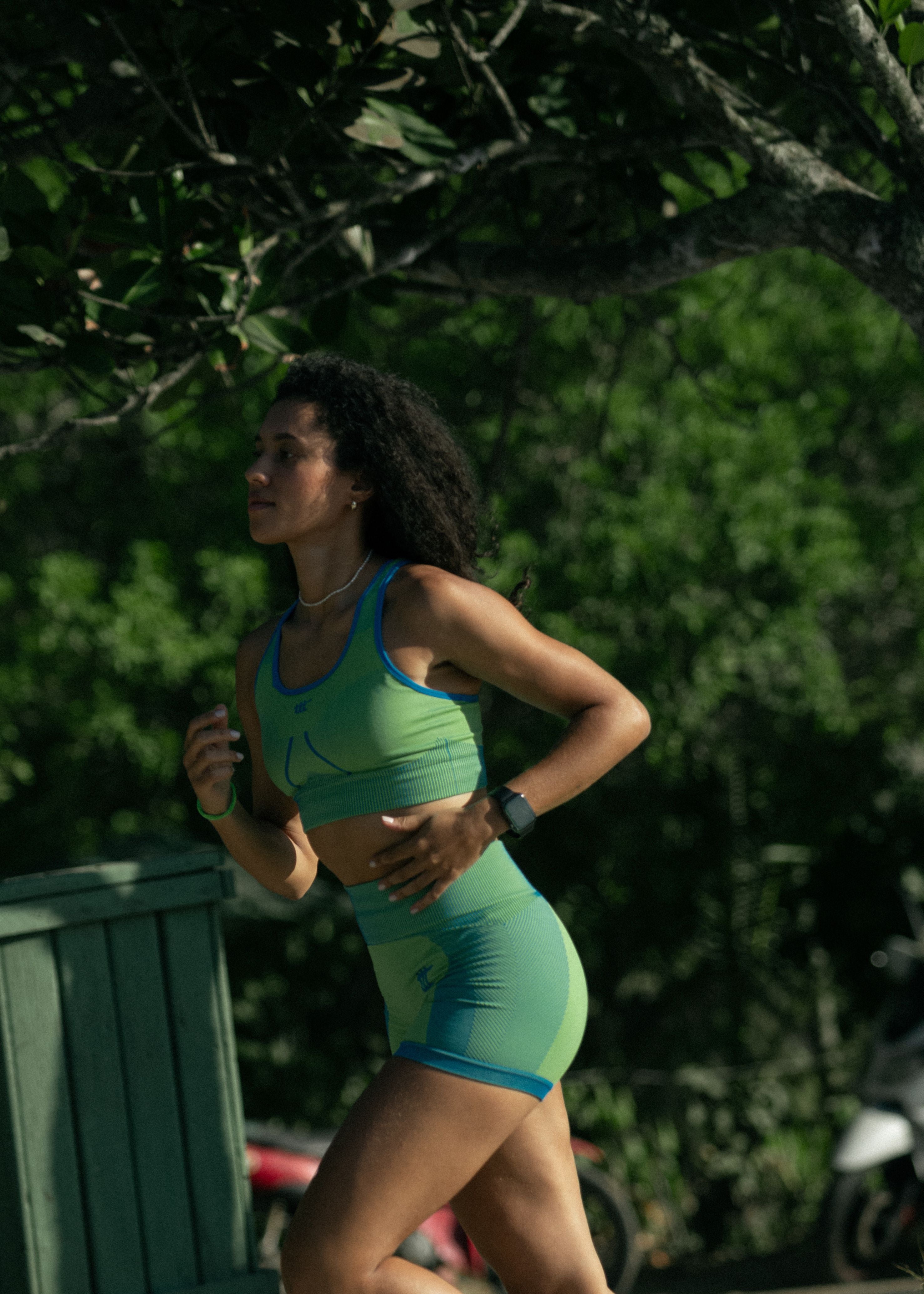 Seamless Sports Bra Lime
