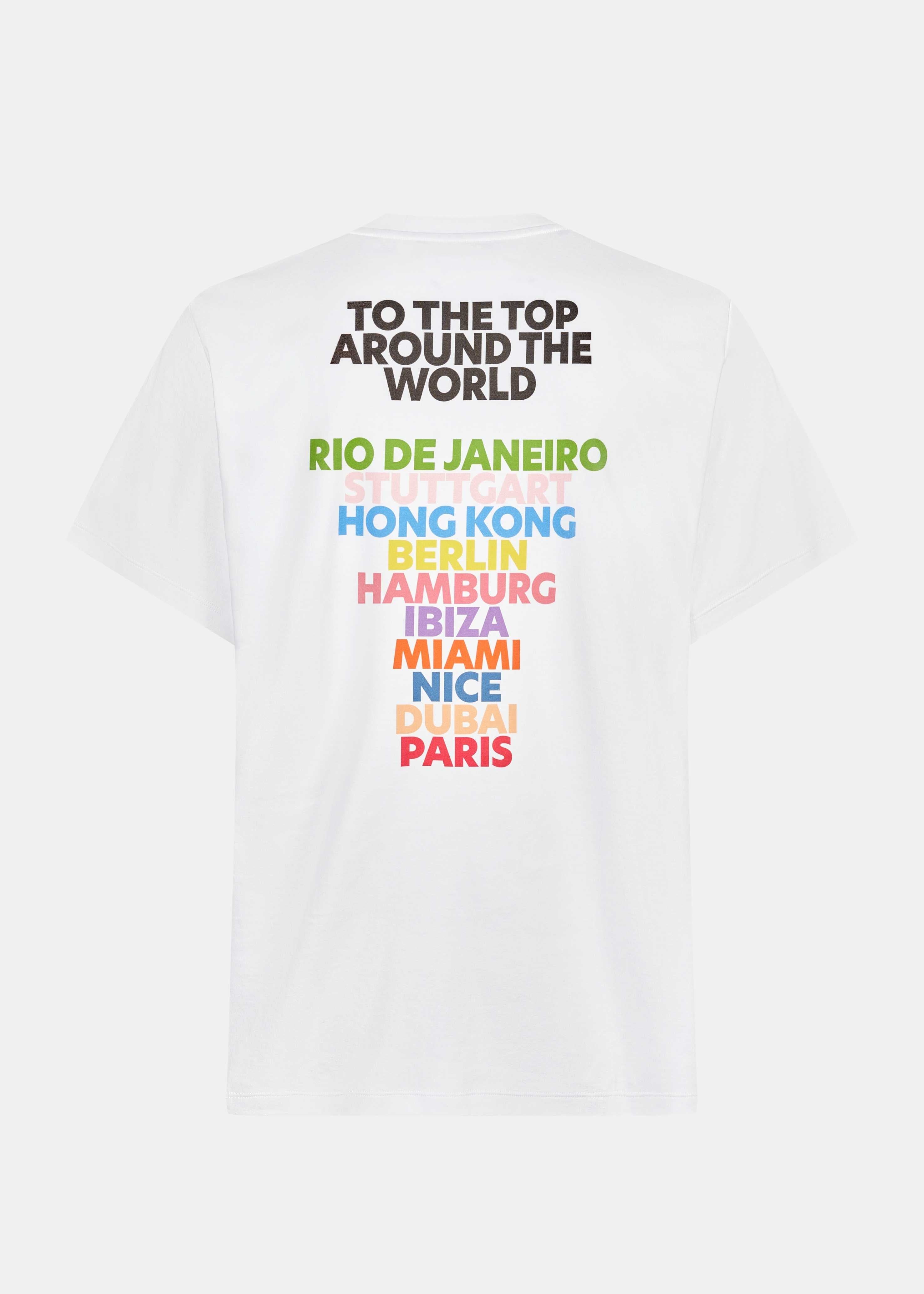 Around The World T-Shirt Unisex White