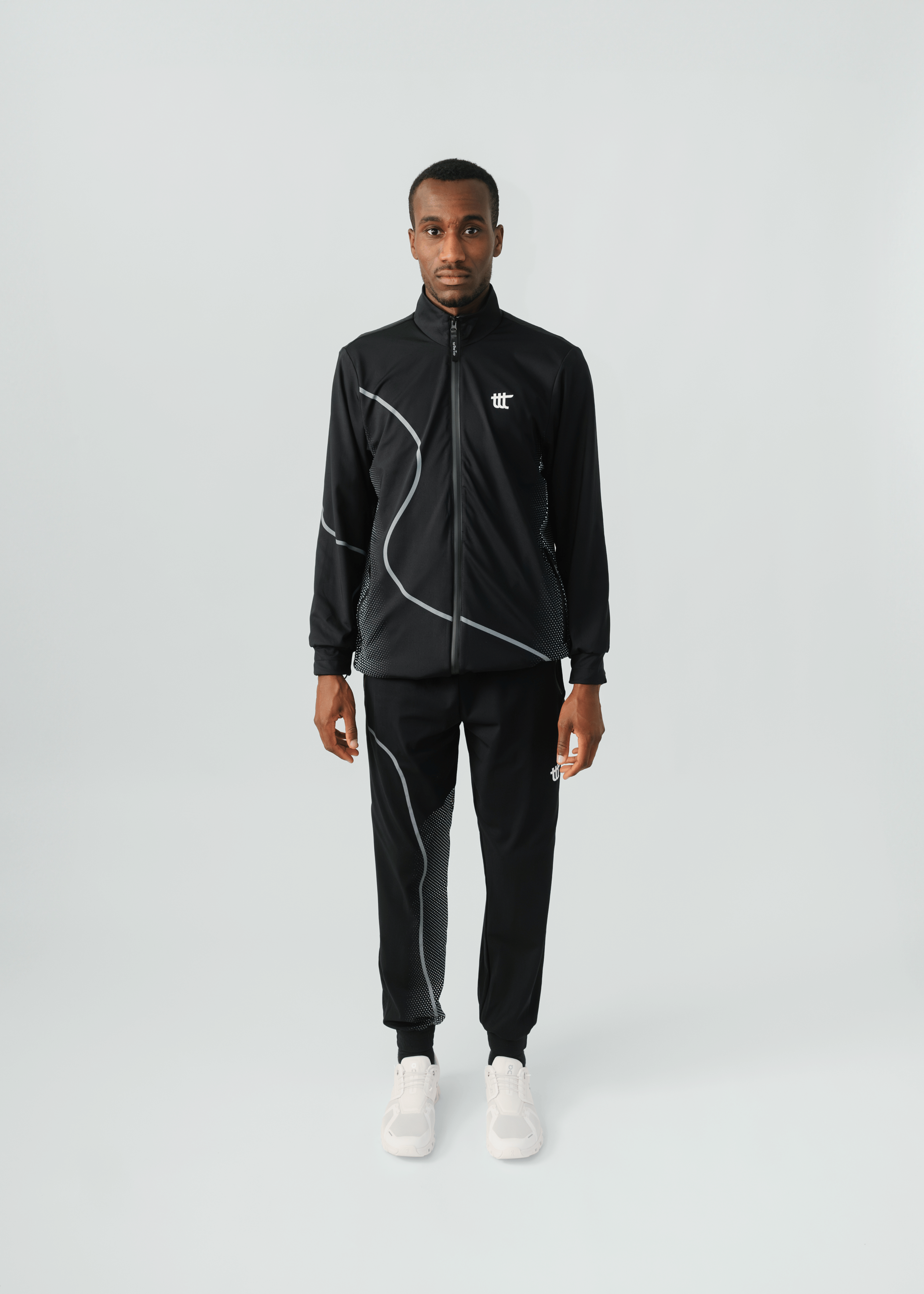 Pace Track Jacket Men Black - Tall