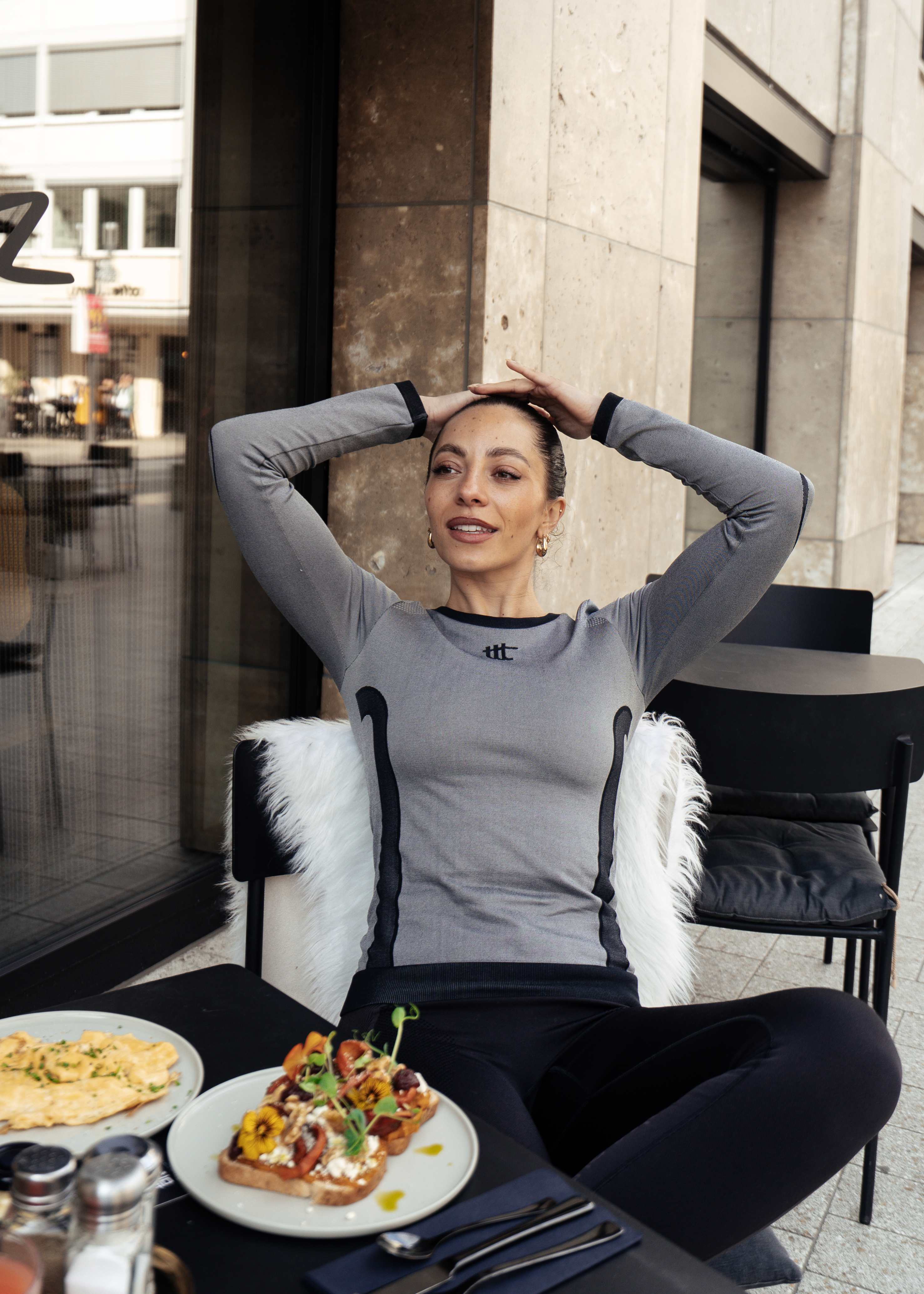 Seamless Long Sleeve Anthracite
