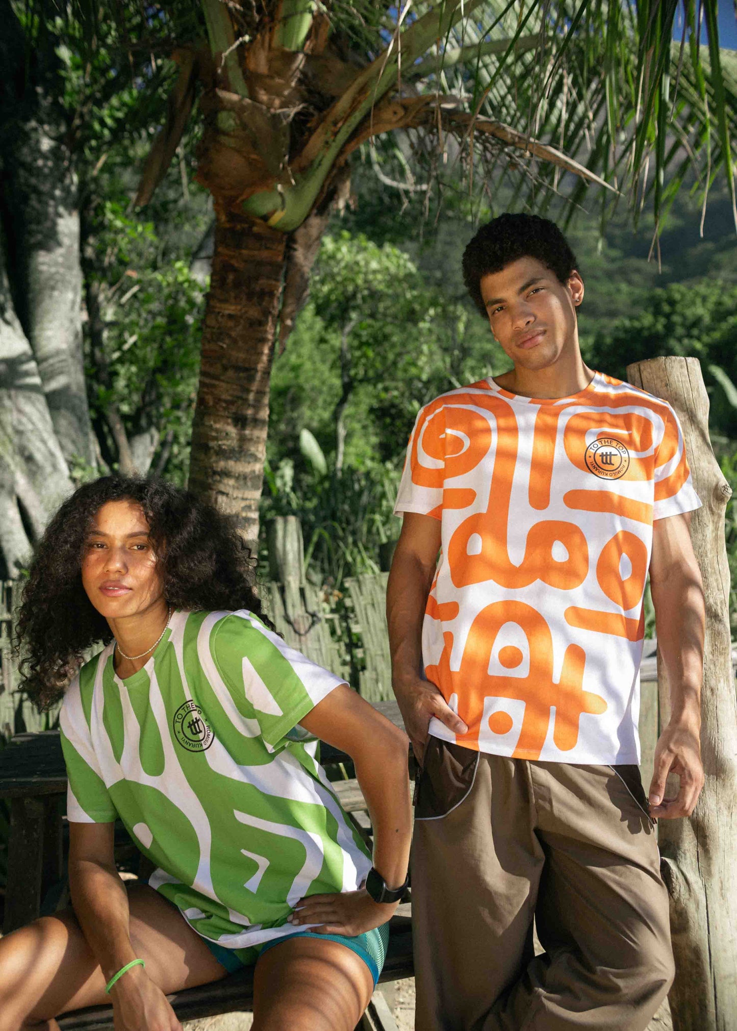 Romulo x to the top T-Shirt Lavender Lime