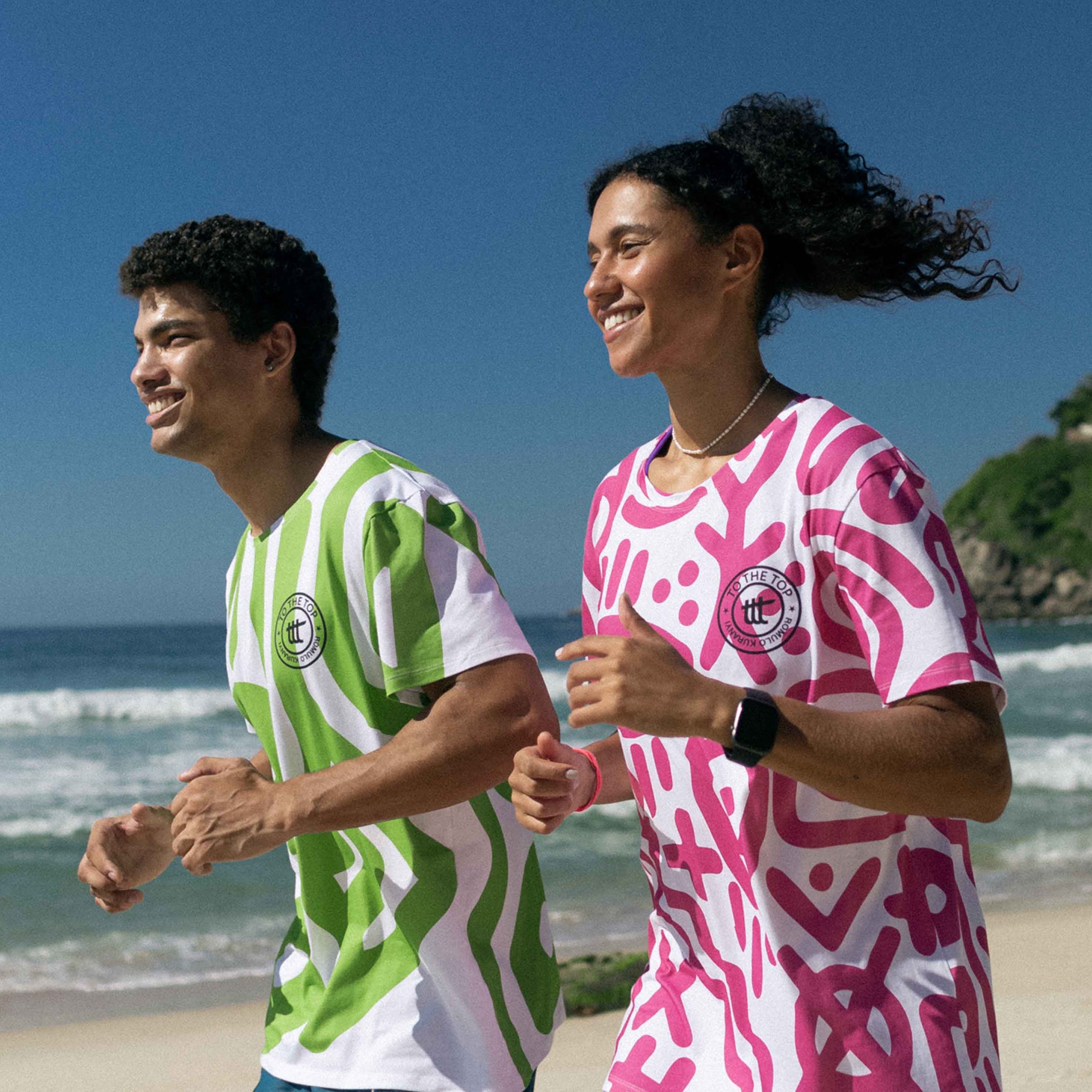 Romulo x to the top T-Shirt Lavender Magenta