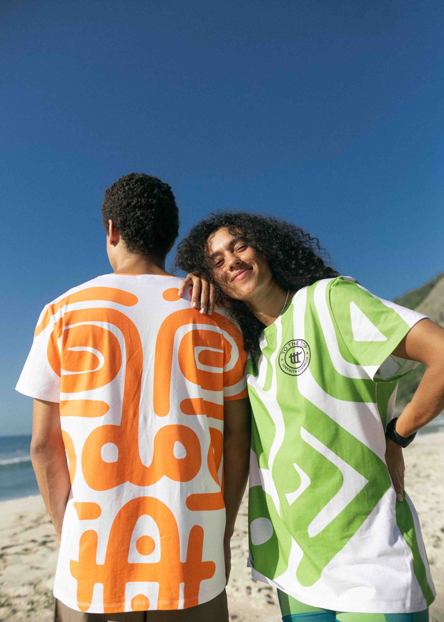 Romulo x to the top T-Shirt Lavender Orange