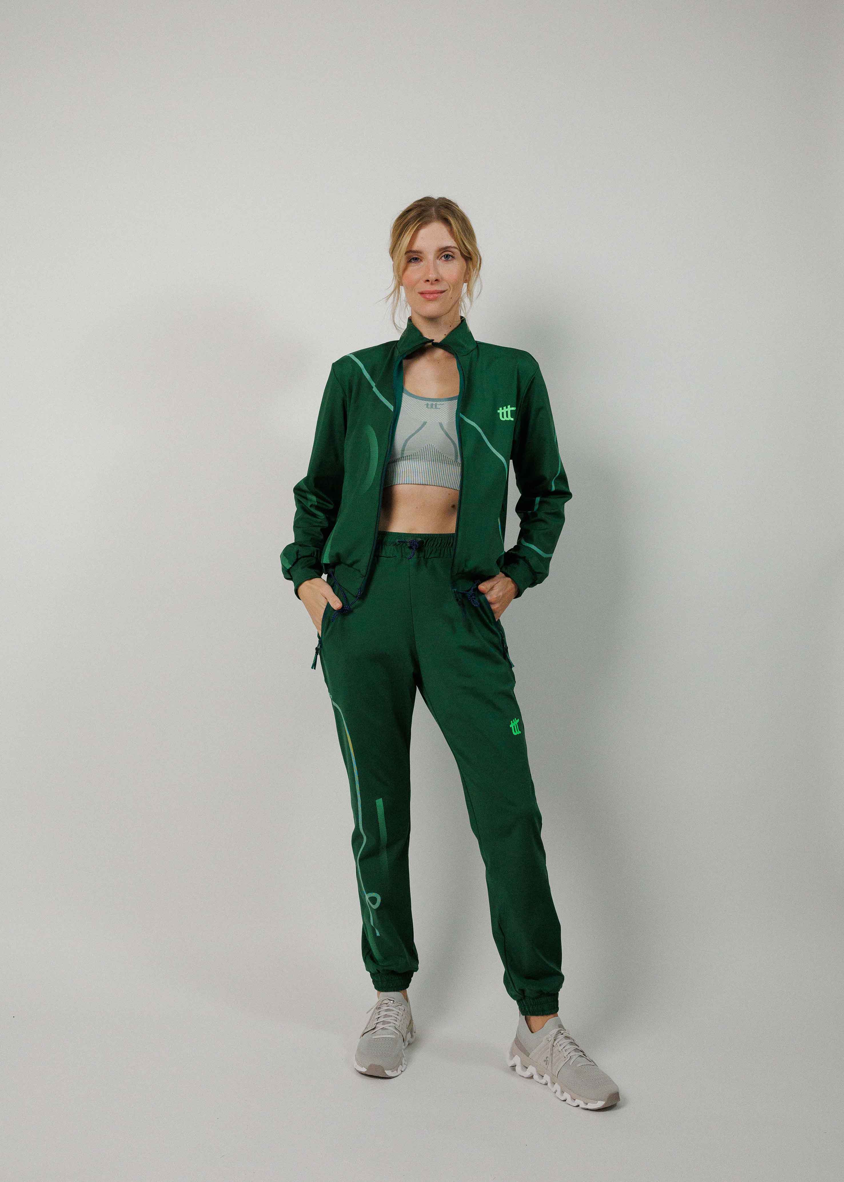 Trainingsjacke + Trainingshose + Sport BH