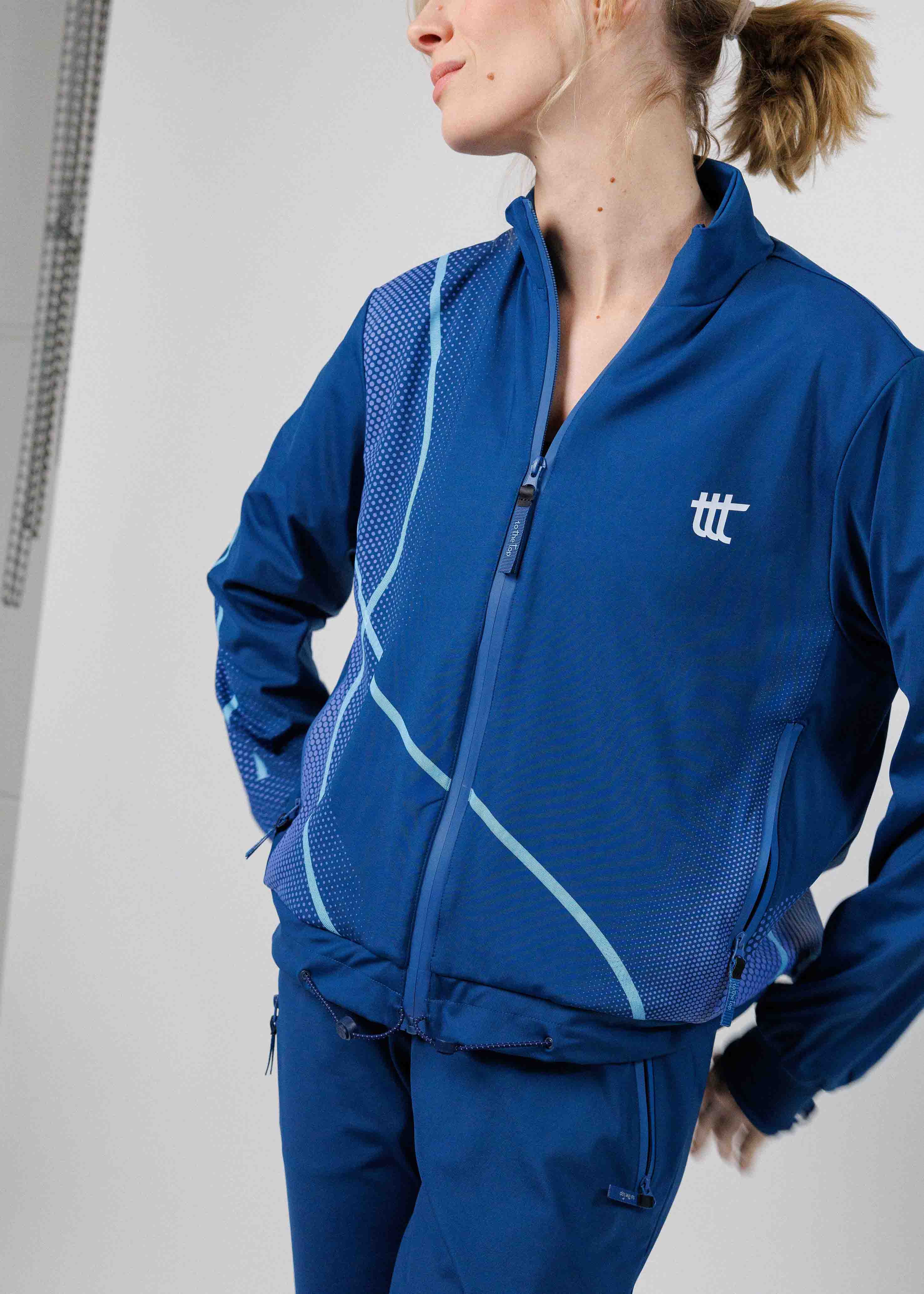 Pace Track Jacket Blue-image-2