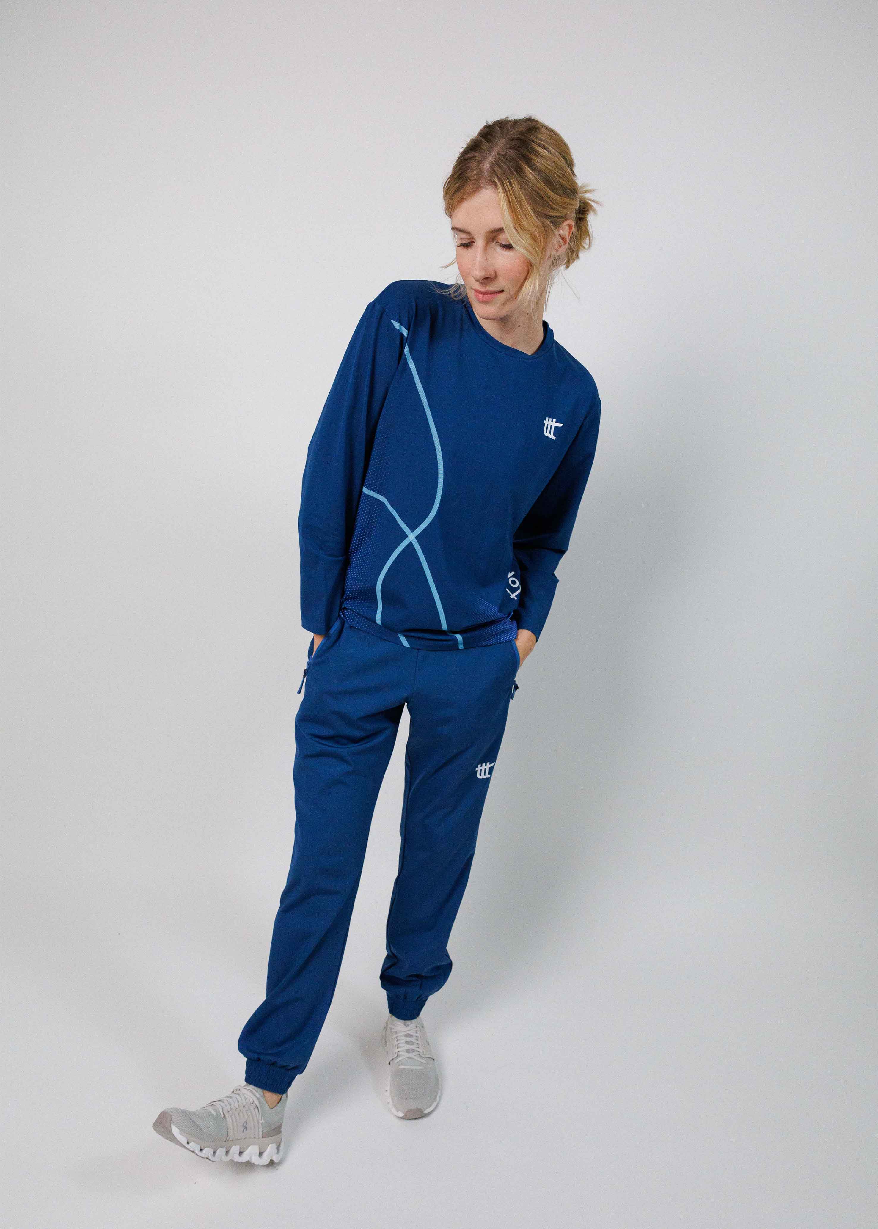 Pace Long Sleeve Blue