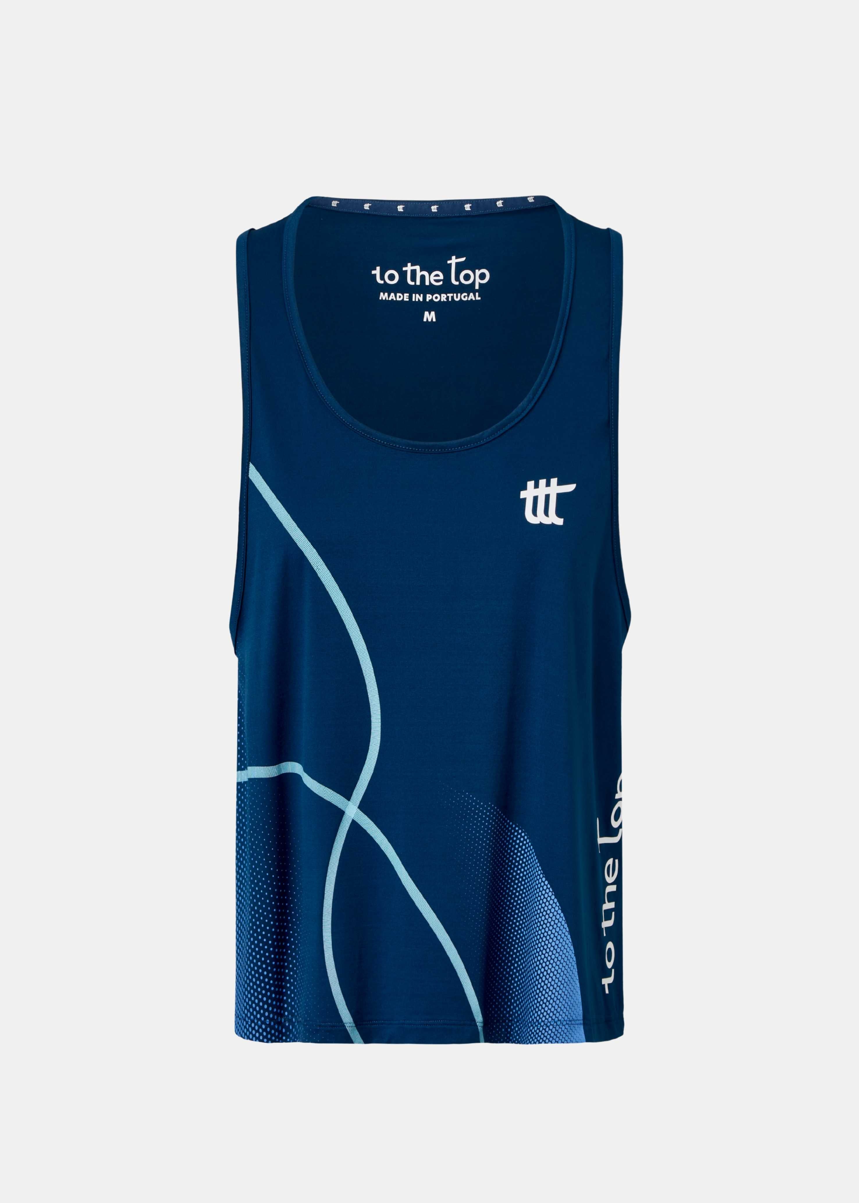 Designer Tank Top für Damen in blau