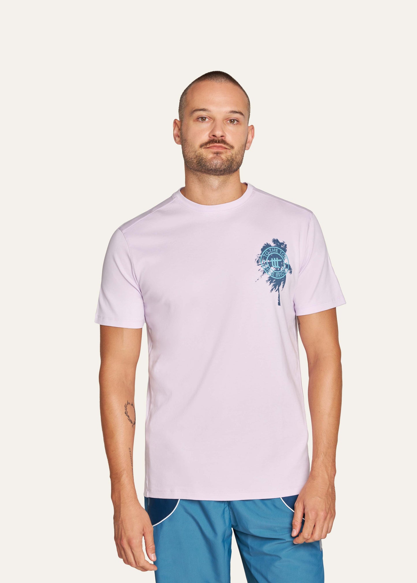 Palm T-Shirt Lilac