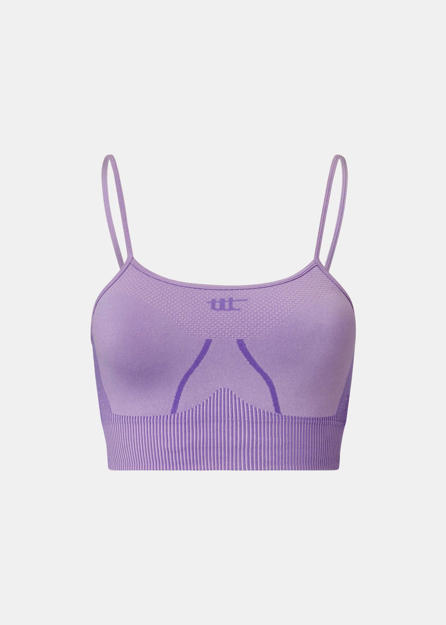 Seamless BH für Damen in lilac with thin straps and light support