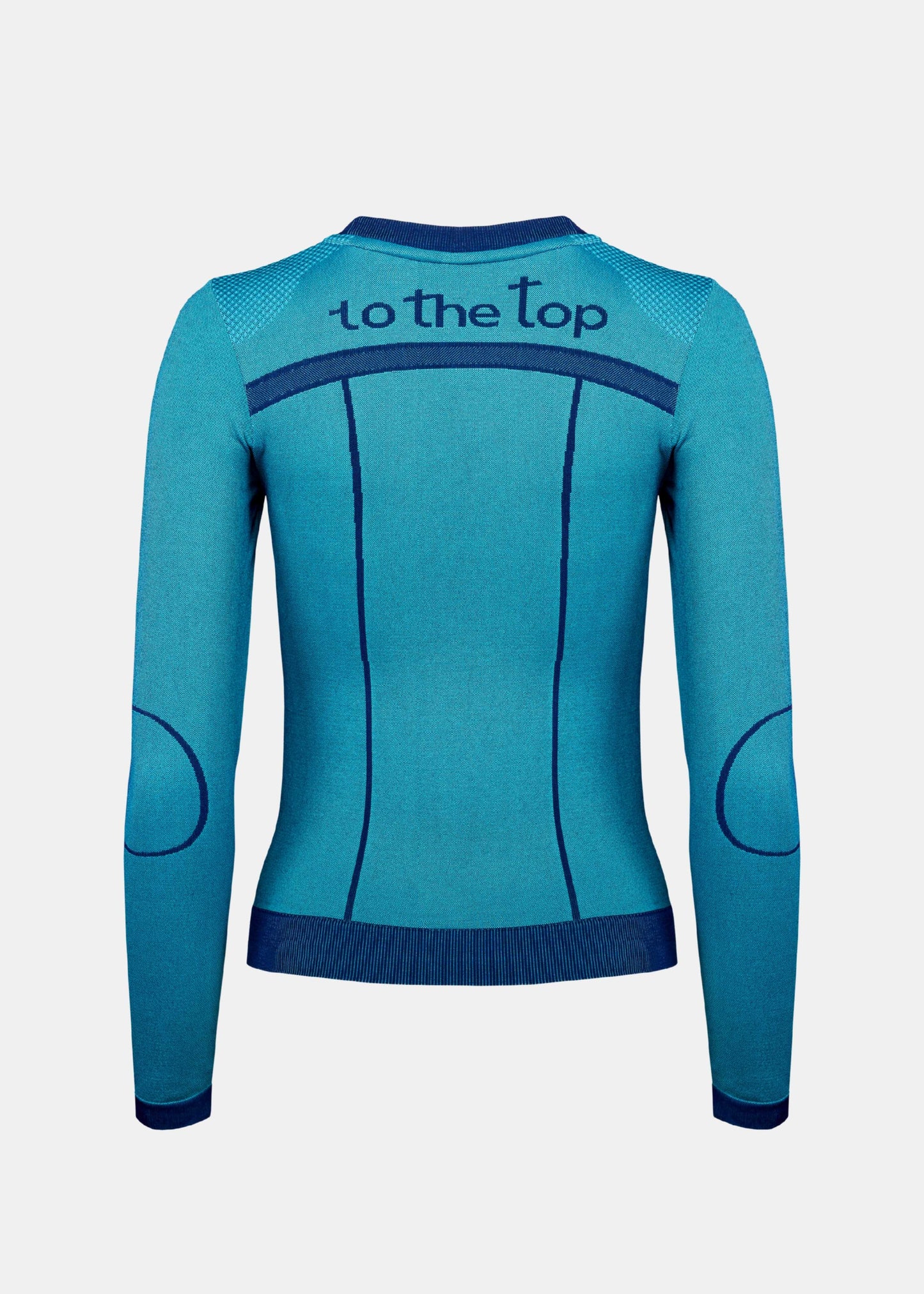 Seamless long sleeve top styled as a versatile everyday piece