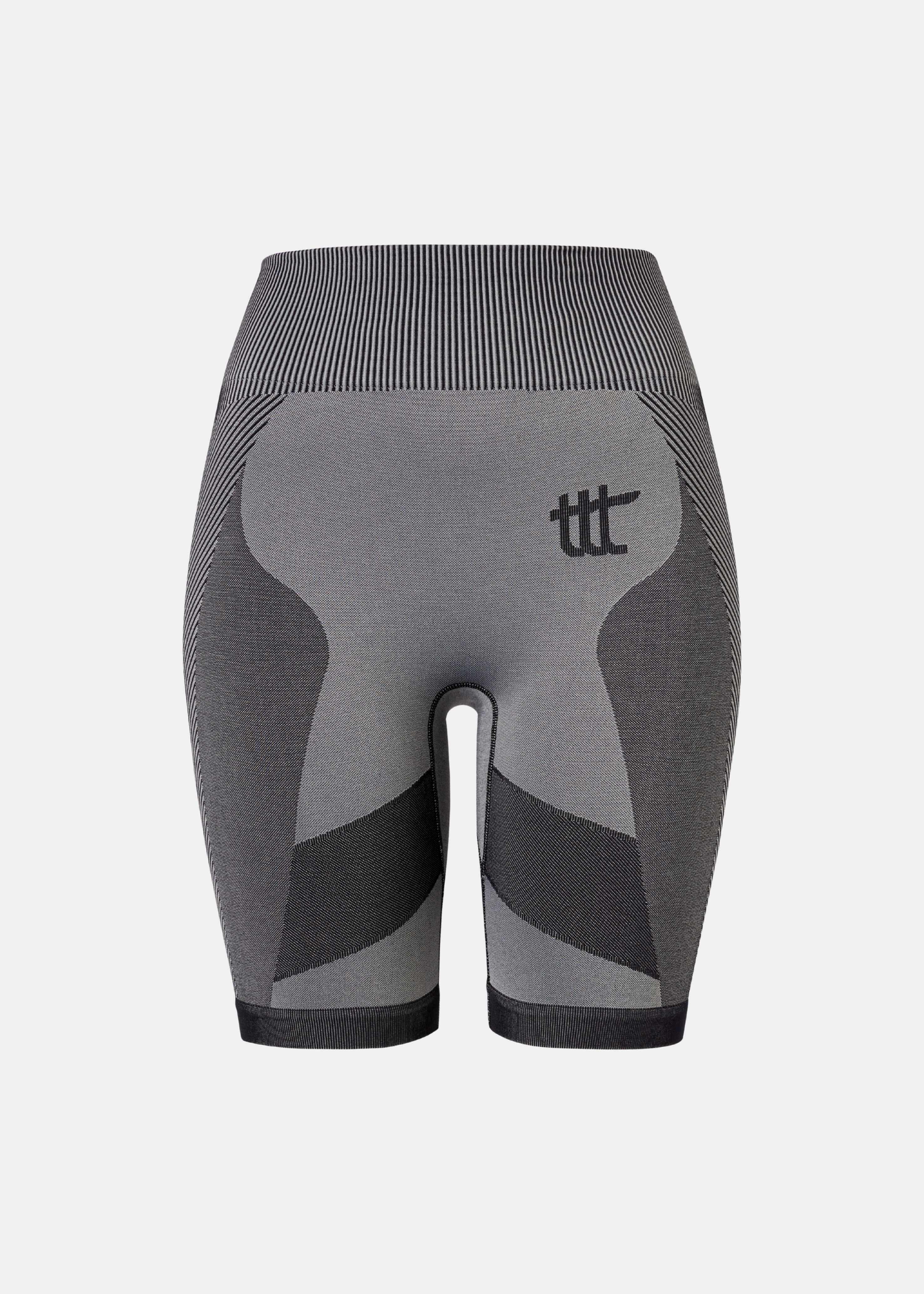 Soft shorts made from recycled materials with seamless construction