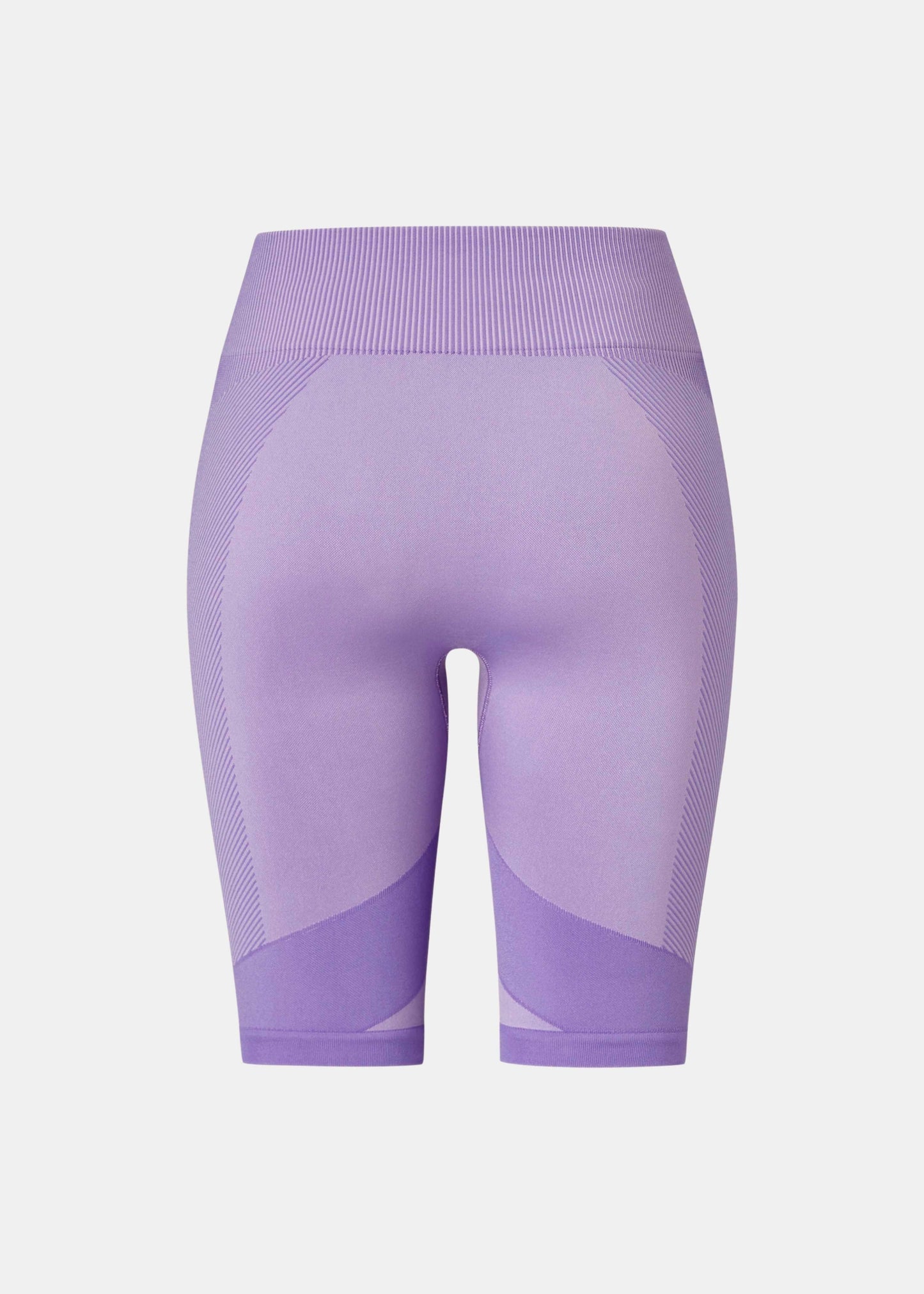 Short leggings in lilac with tall cut and seamless construction