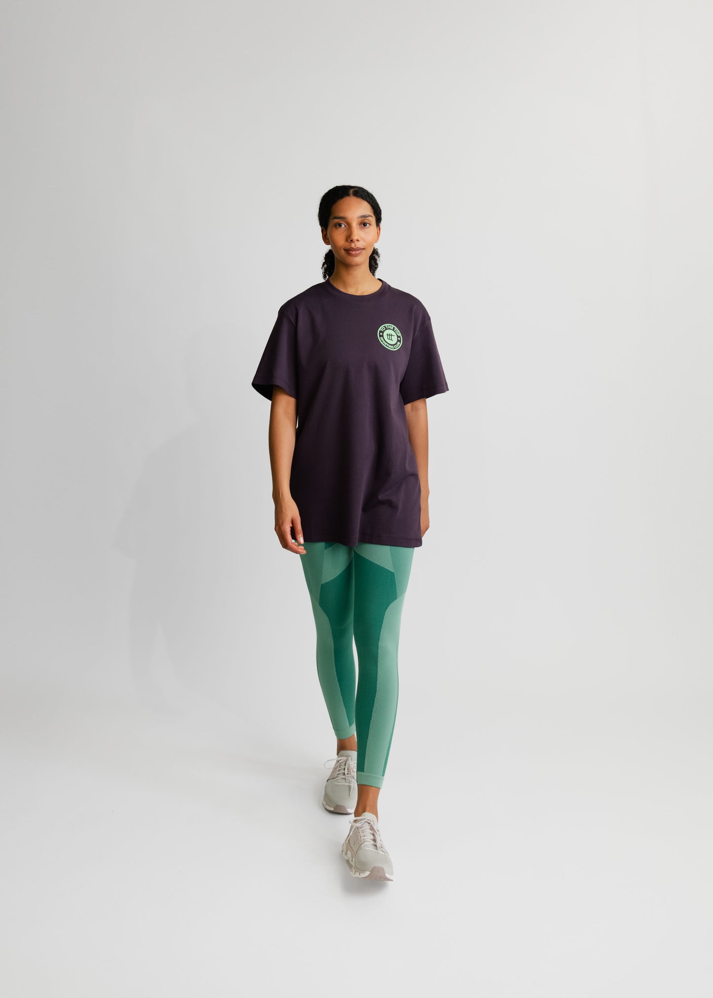 Sporting Club T-Shirt Unisex Plum
