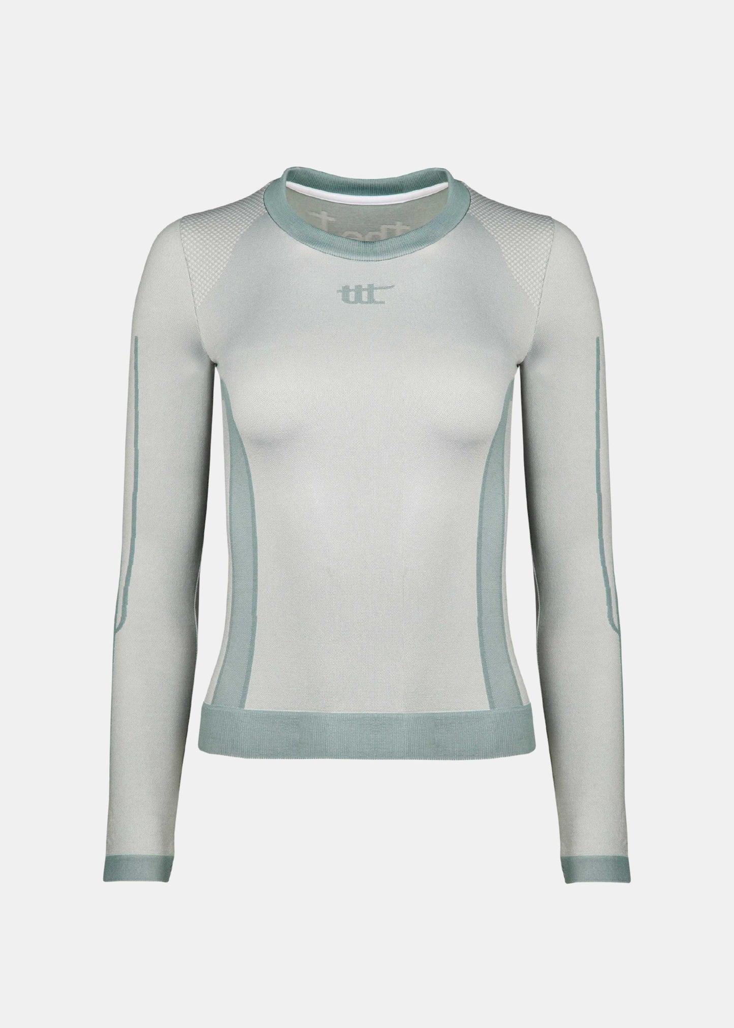 Sportoberteil Damen in slateblue with long sleeves and comfortable fit