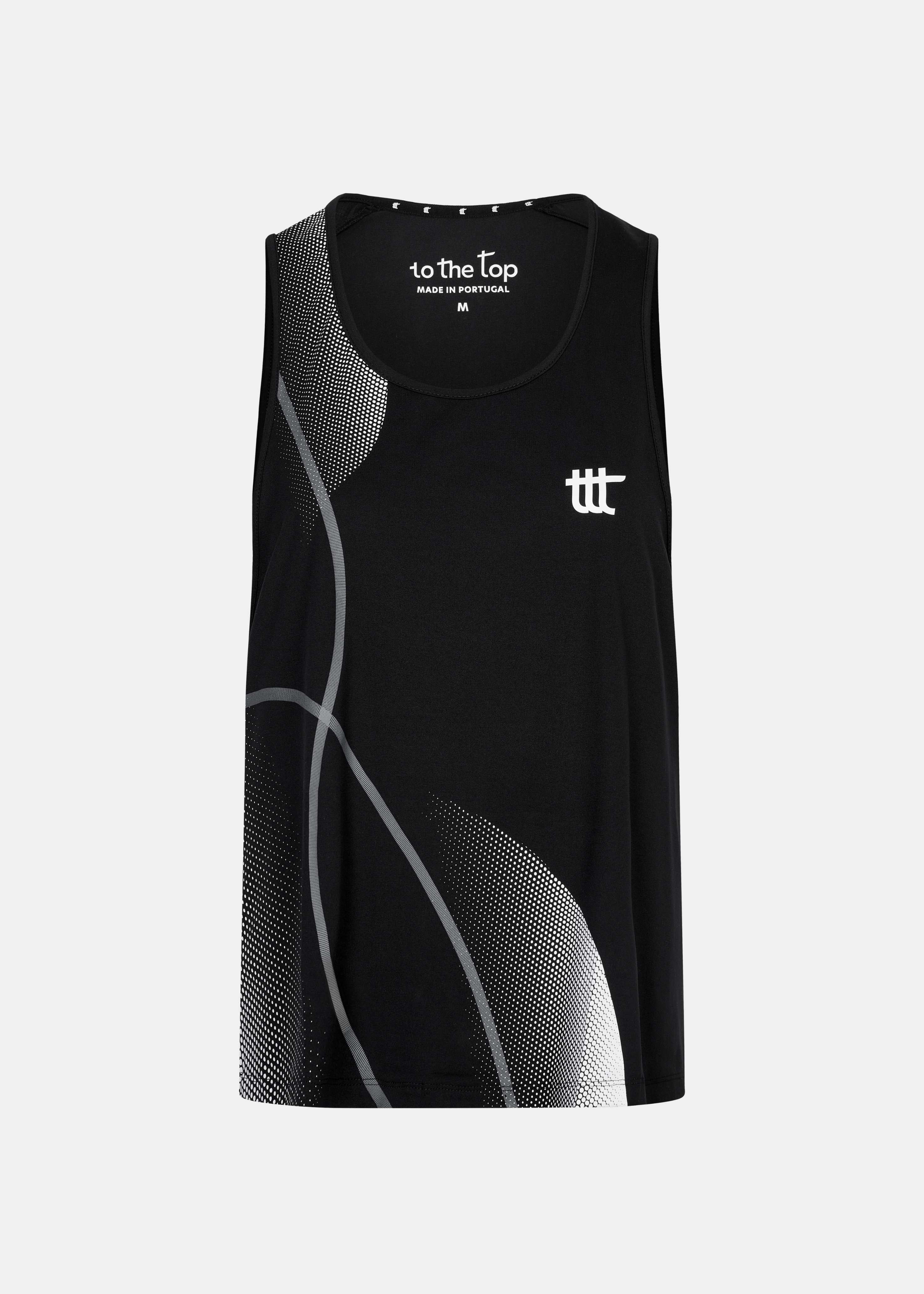 Schwarzes Premium Damen Tank Top aus der Pace Kollektion – minimalistisches Design