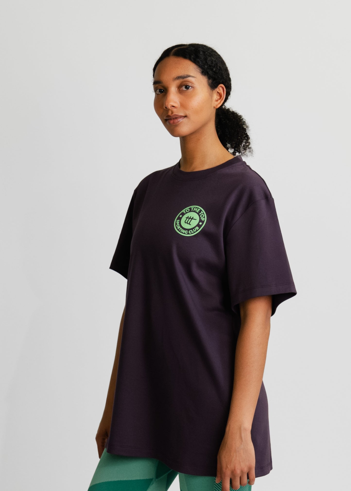 Sporting Club T-Shirt Unisex Plum