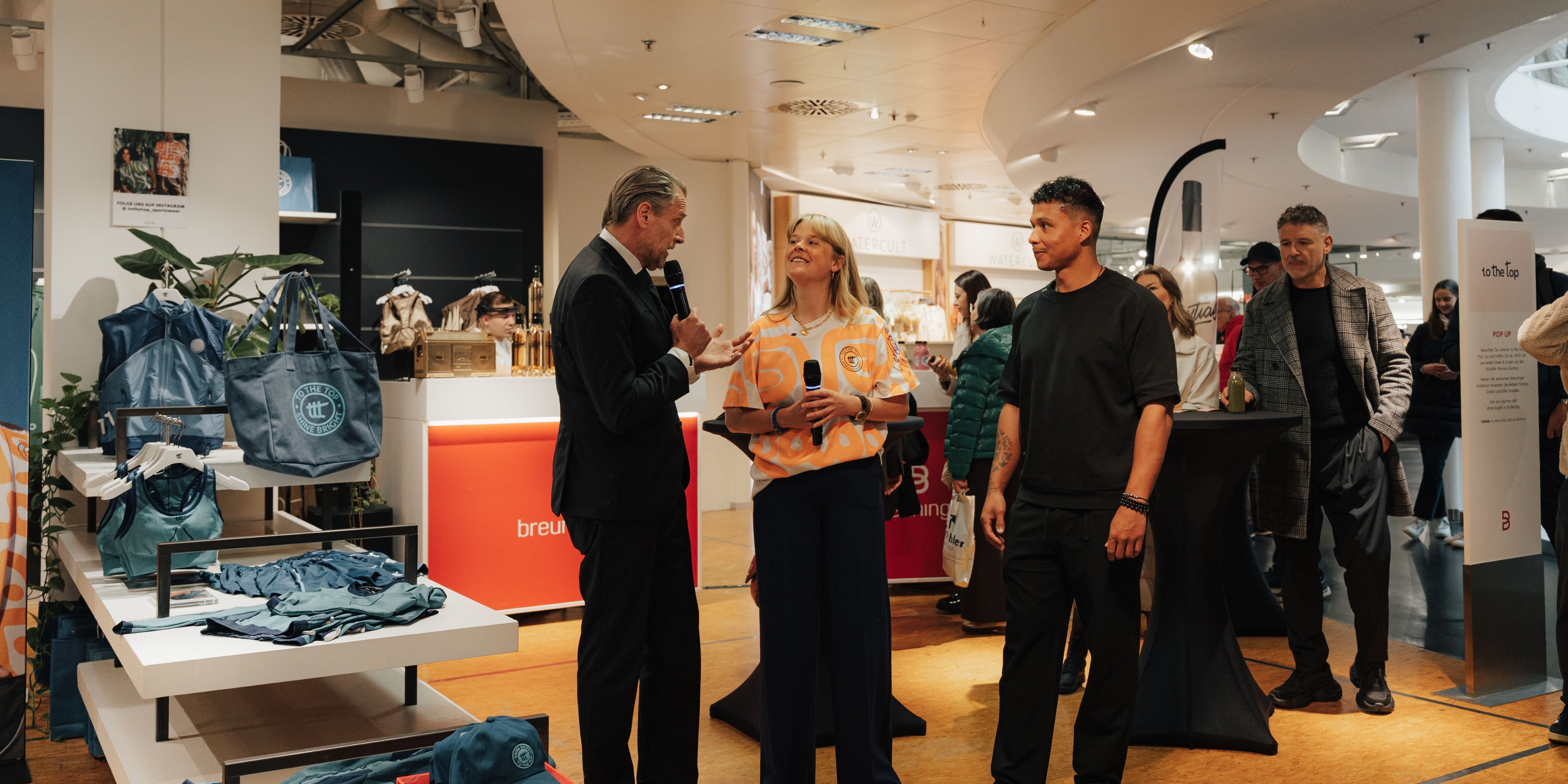 Art meets activewear: Romulo Kuranyi x to the top – Ein kreativer Tag bei Breuninger Stuttgart
