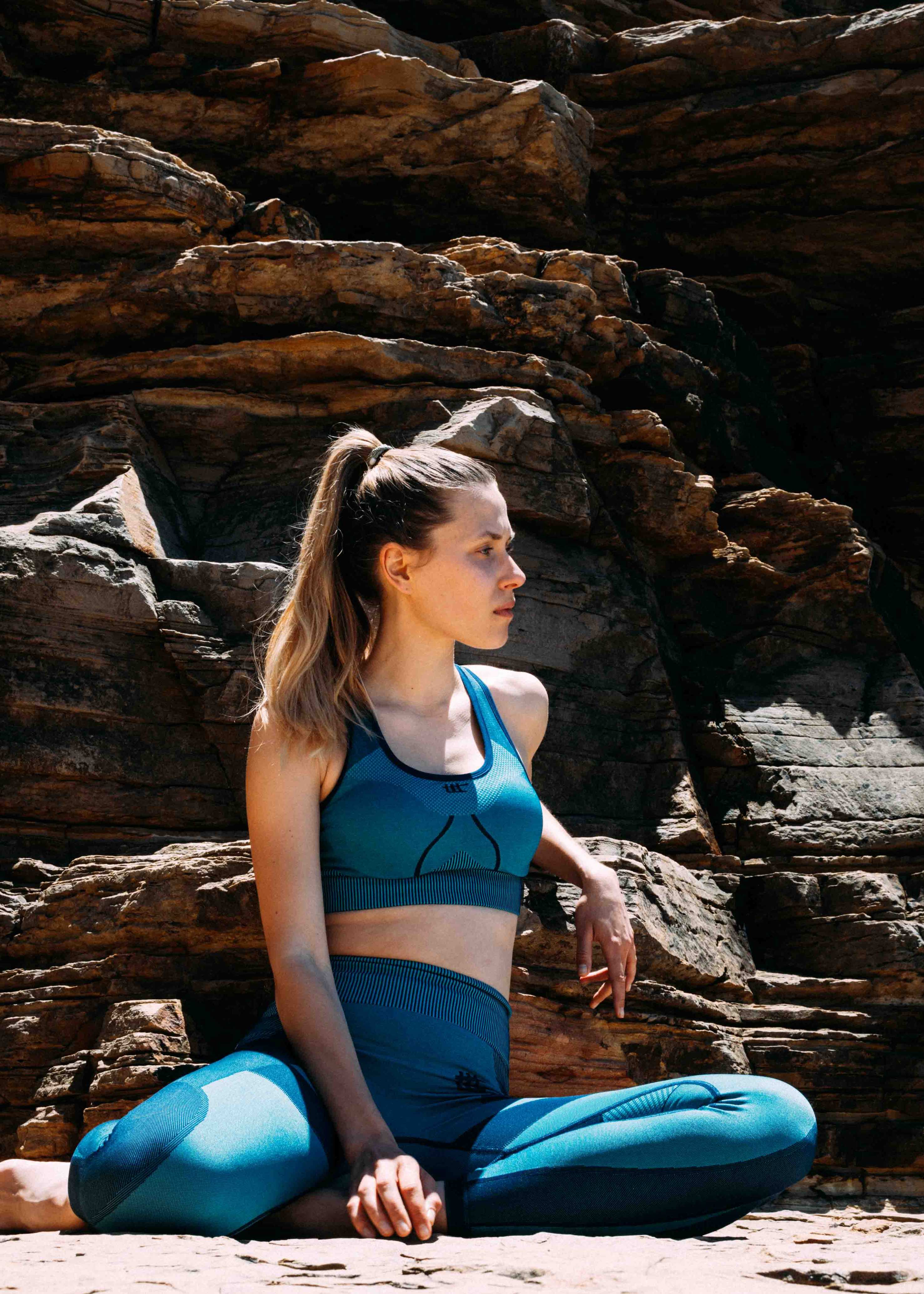 Seamless Leggings Aqua
