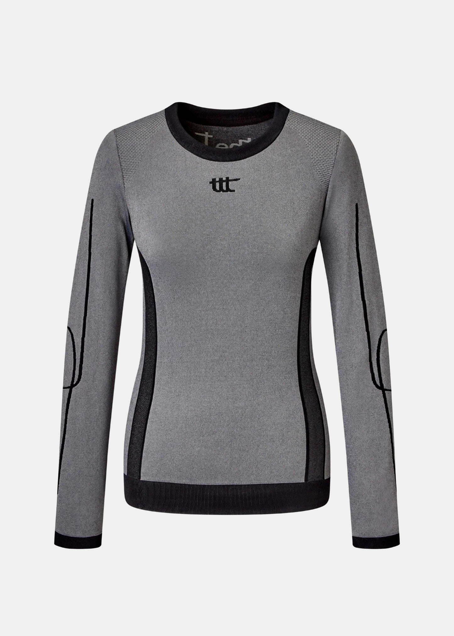 Seamless Long Sleeve Anthracite