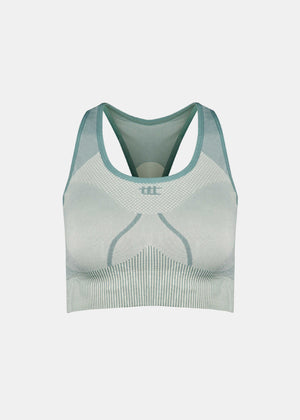 Seamless Sports Bra Slate Blue