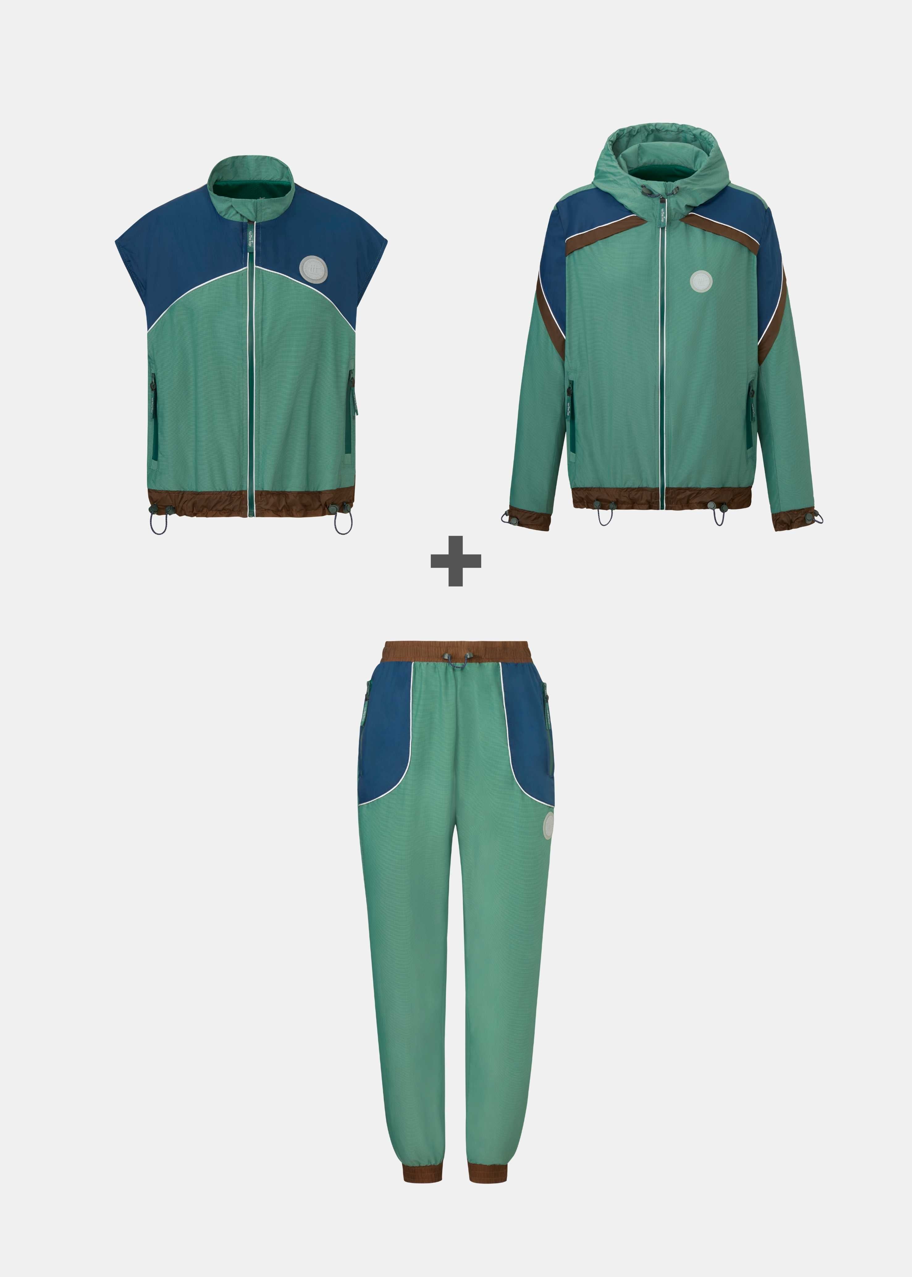 Jacke + Weste + Hose