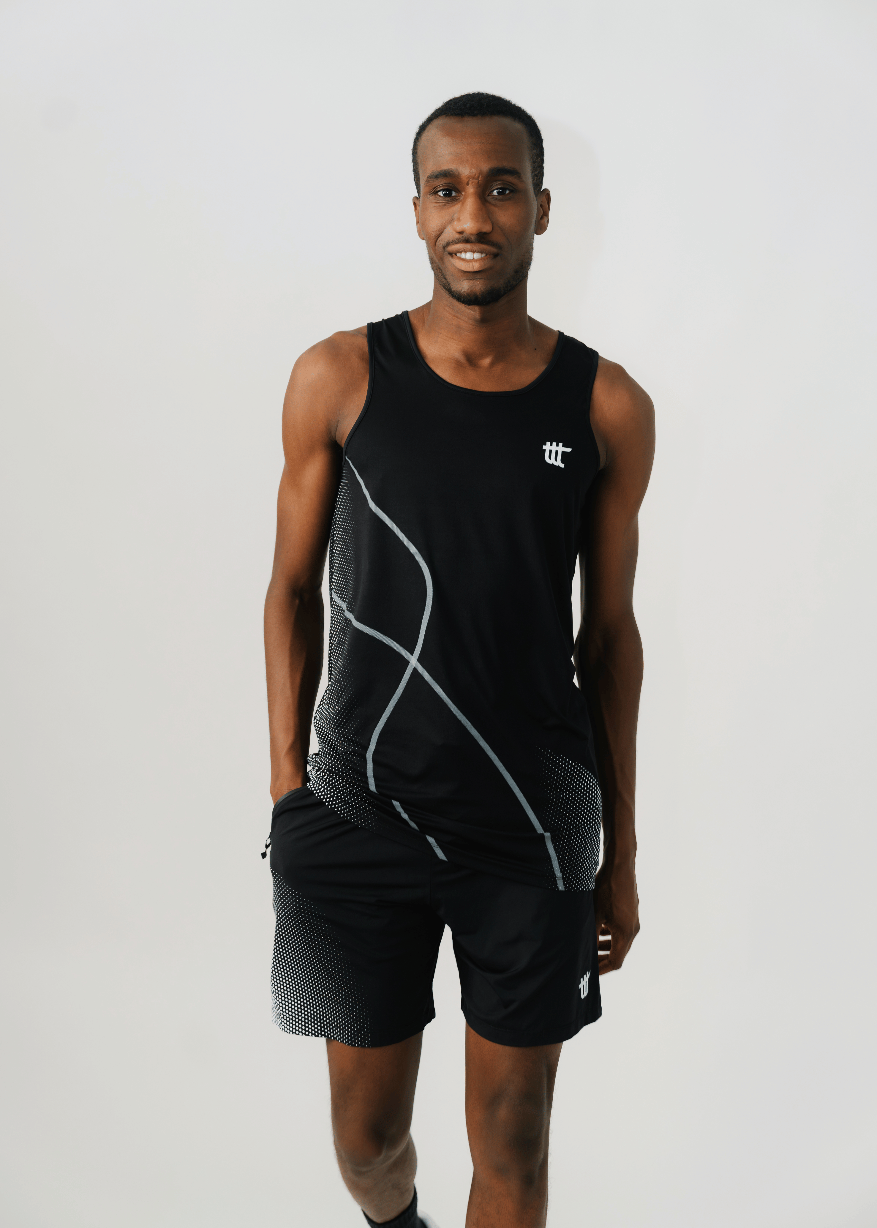 Pace Tank Top Men Black