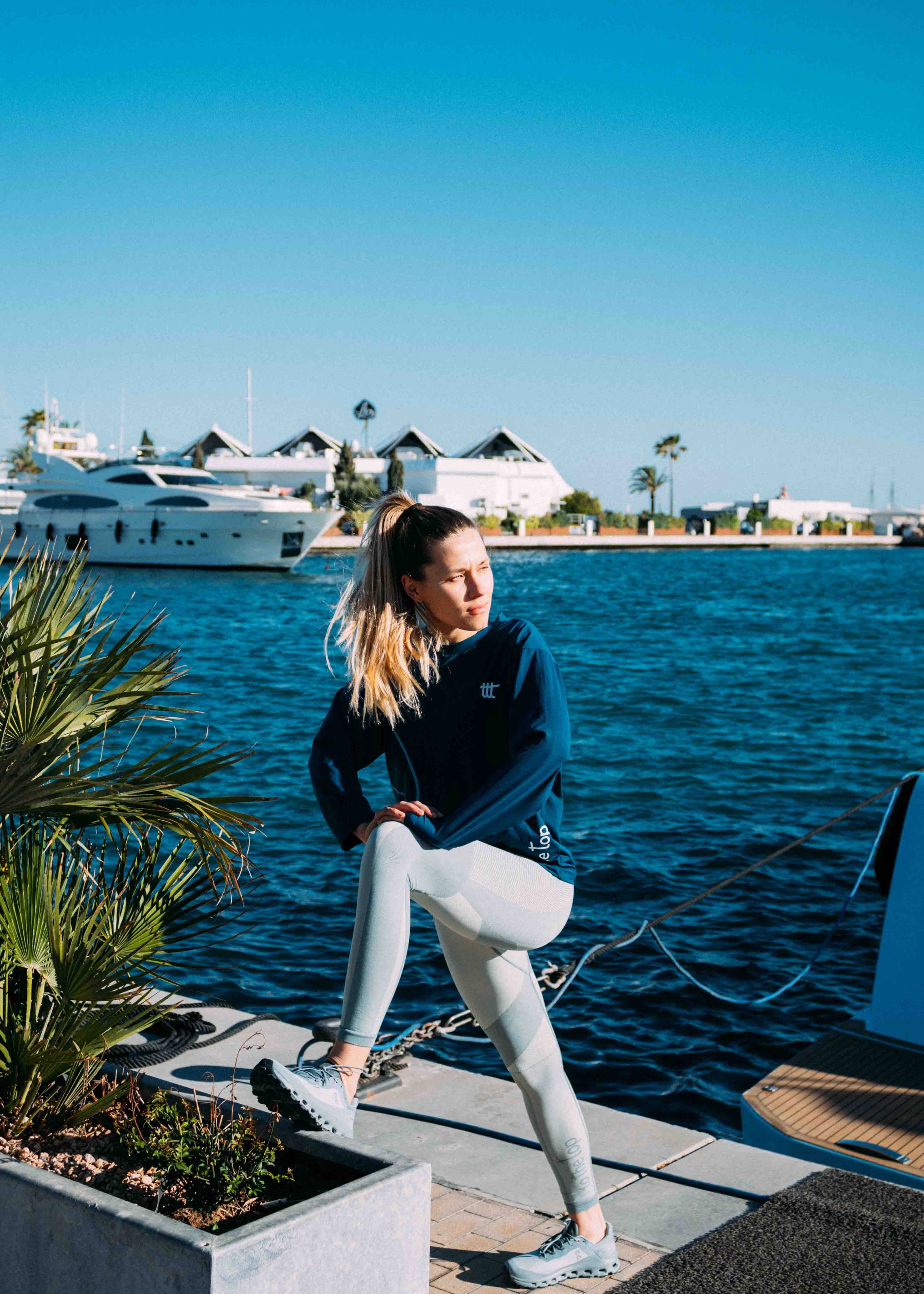 Pace Long Sleeve Blue