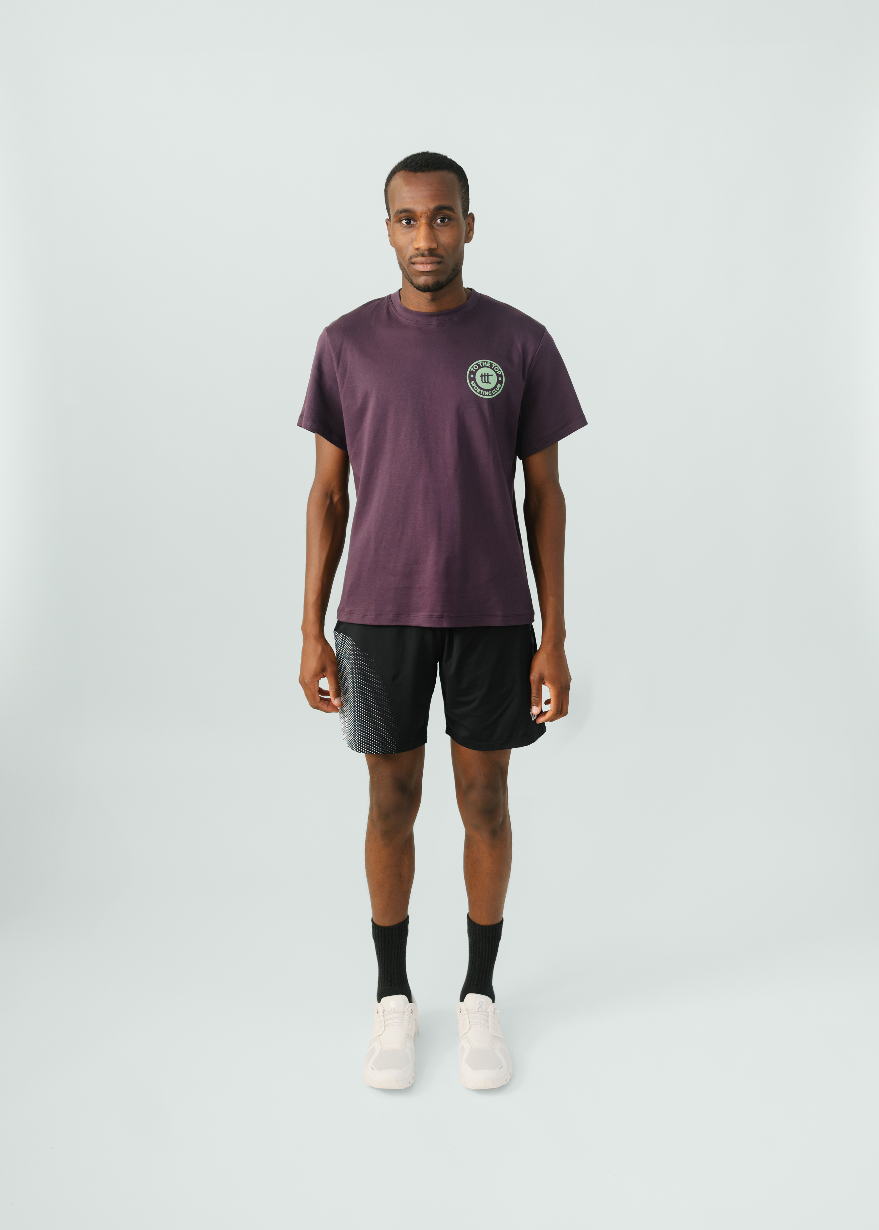 Sporting Club T-Shirt Unisex Plum