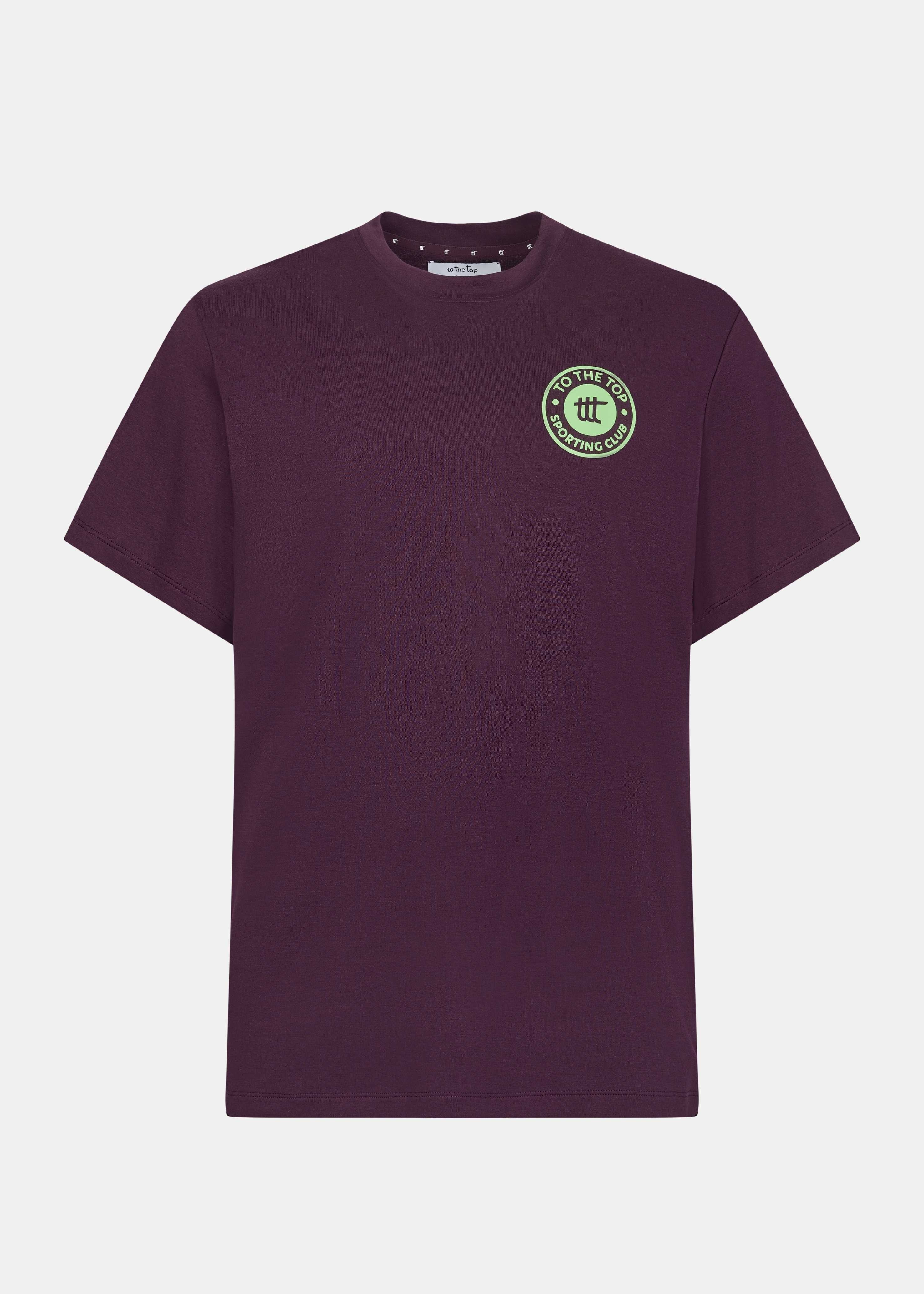 Sporting Club T-Shirt Unisex Plum