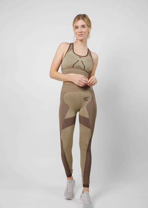 Seamless Leggings Golden Brown