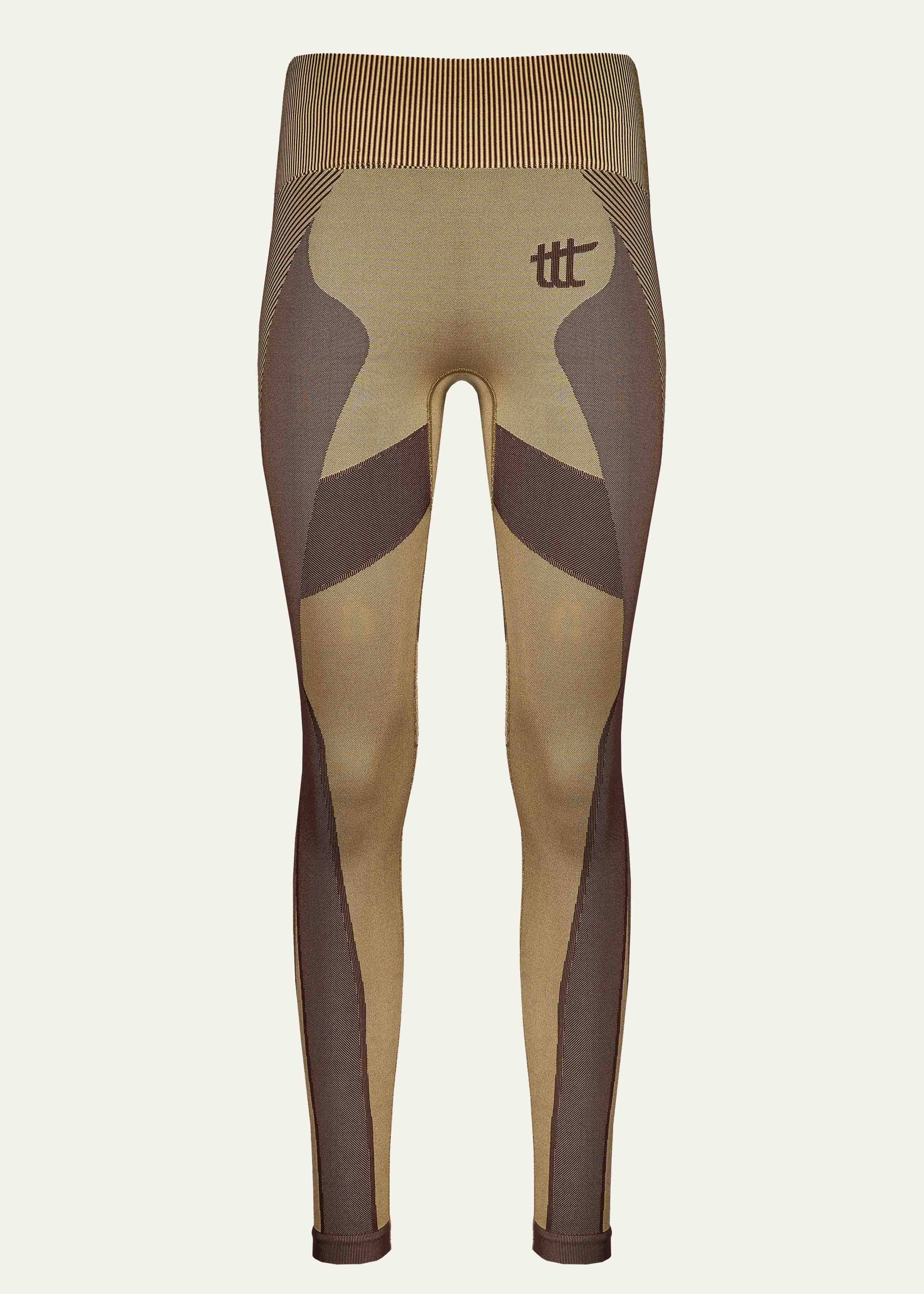 Seamless Shape & Lift Sport Leggings Goldbraun