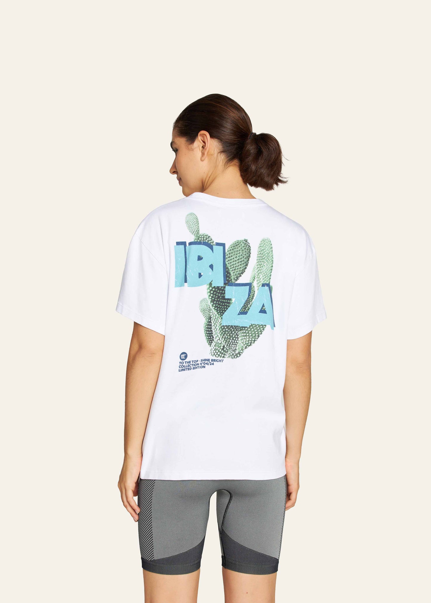 T-Shirt Ibiza Damen Weiß