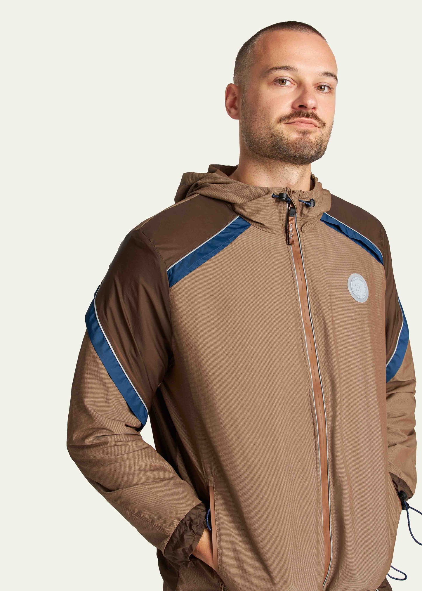 All-Day Jacke Herren Wasserabweisend Hellbraun