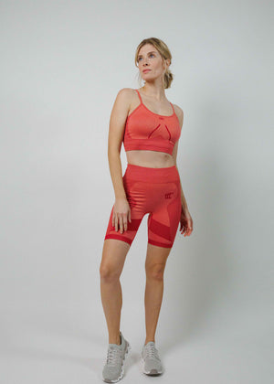 Seamless Short Leggings Coral