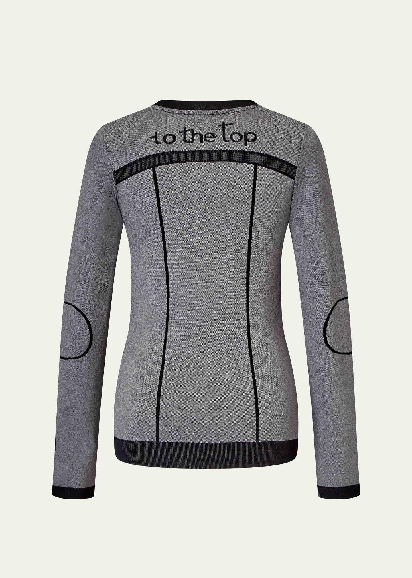 Seamless Light Shape Sport Langarmshirt Anthrazit