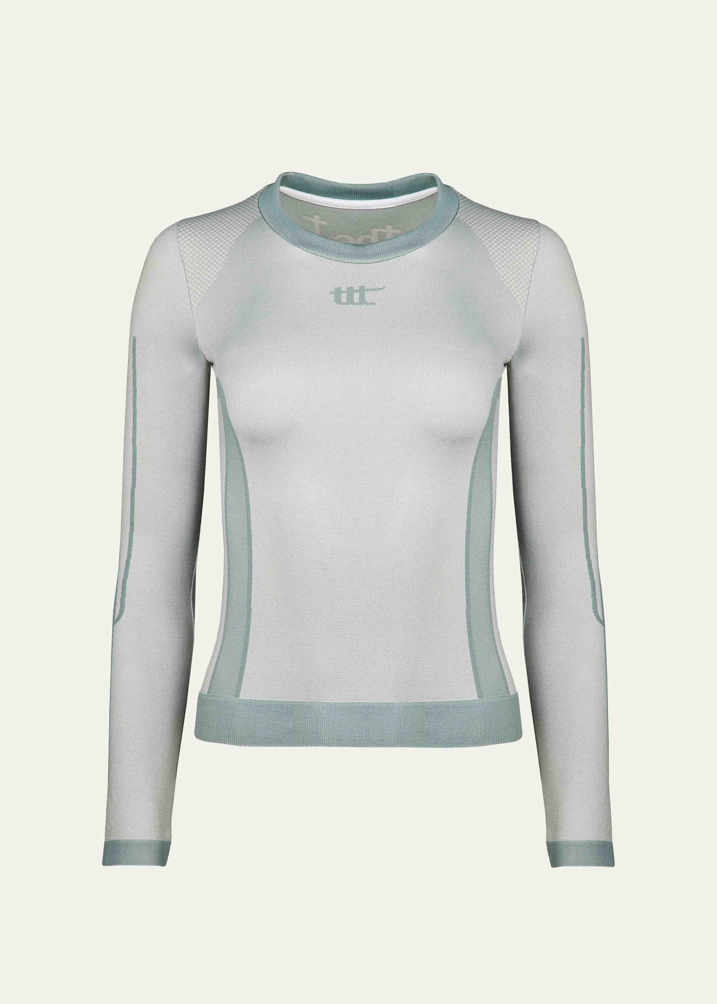 Seamless Shape & Lift Sport Langarmshirt Schieferblau