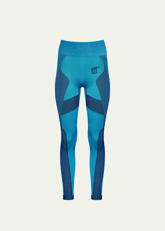 Seamless Shape & Lift Sport Leggings Aqua