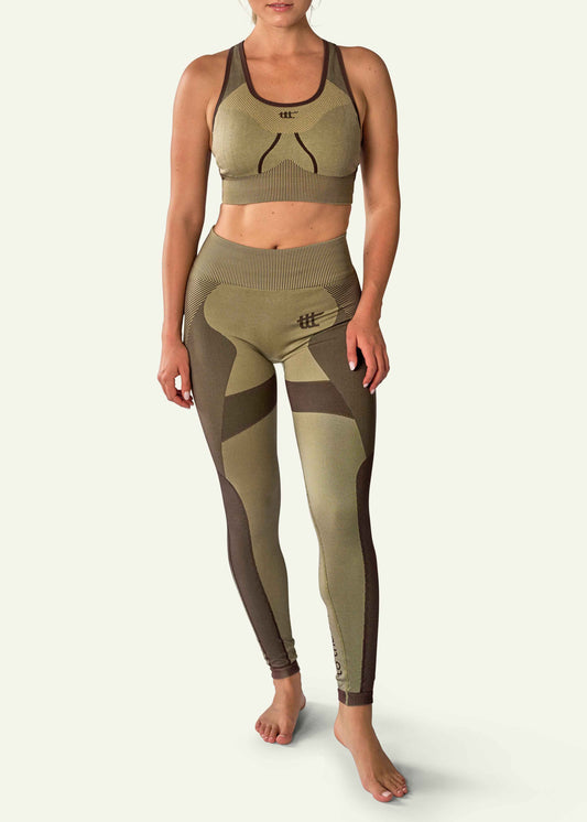 Seamless Shape & Lift Sport Leggings Goldbraun