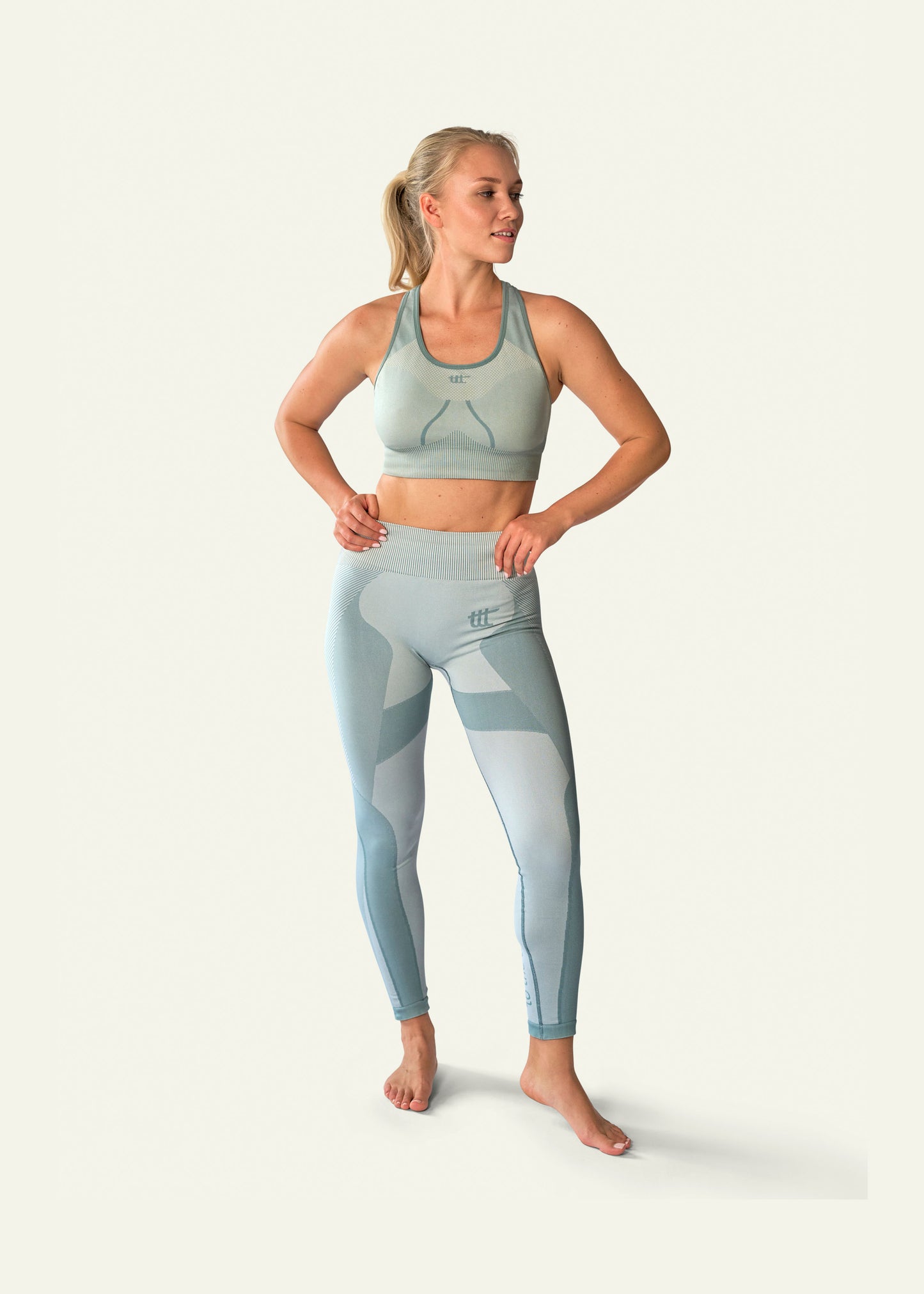 Seamless Shape & Lift Sport BH Schieferblau