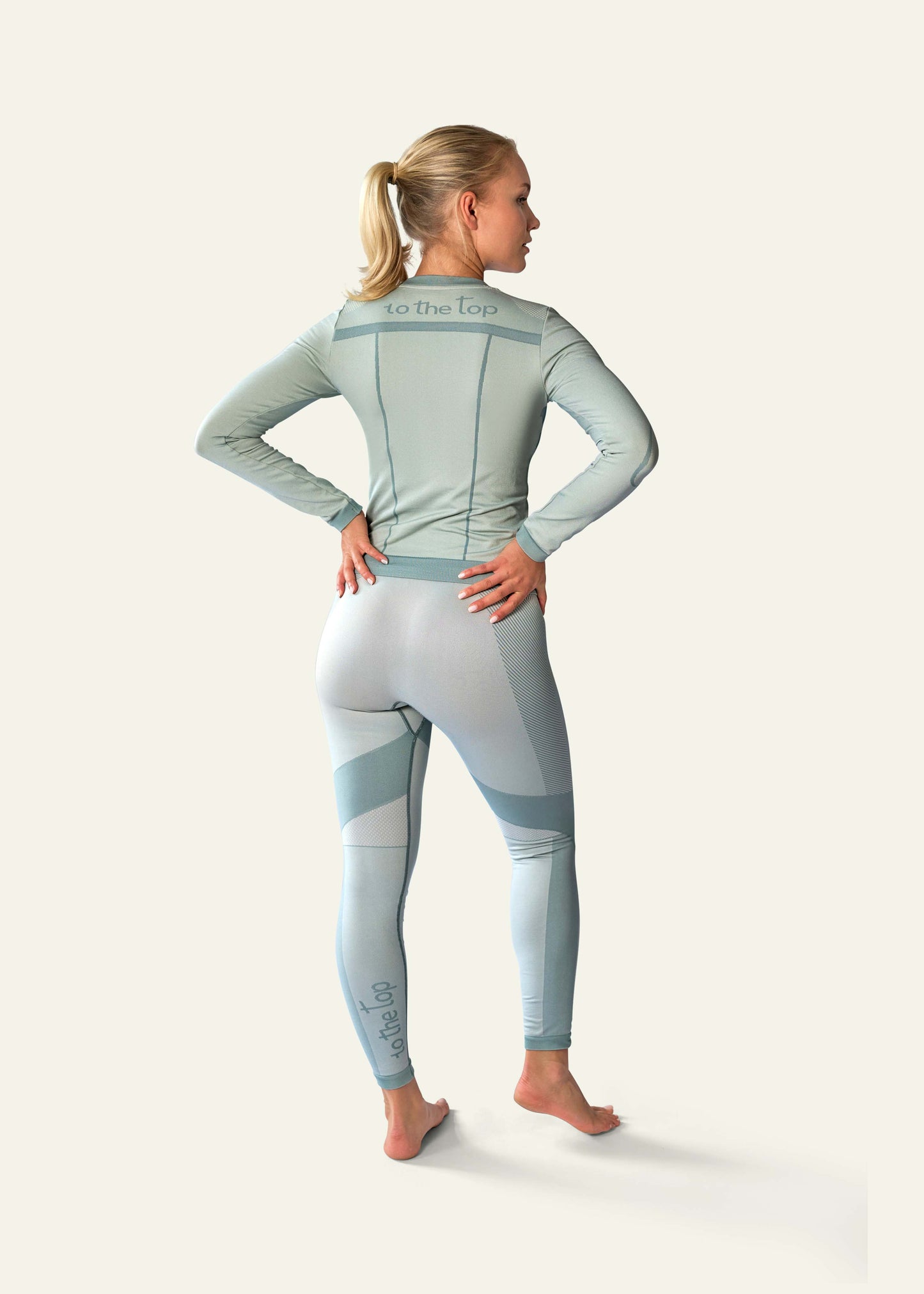 Seamless Shape & Lift Sport Leggings Schieferblau