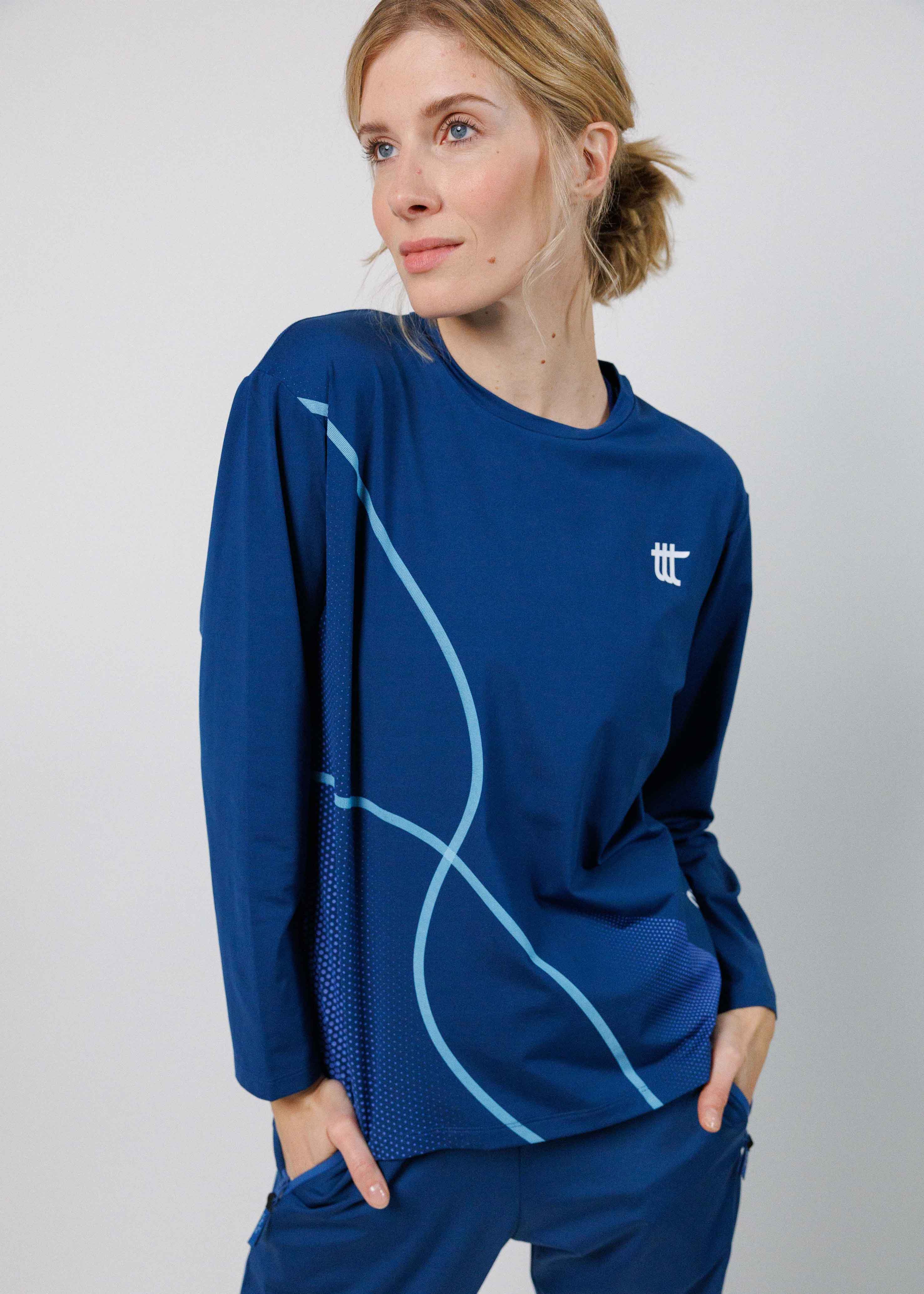 Pace Long Sleeve Blue