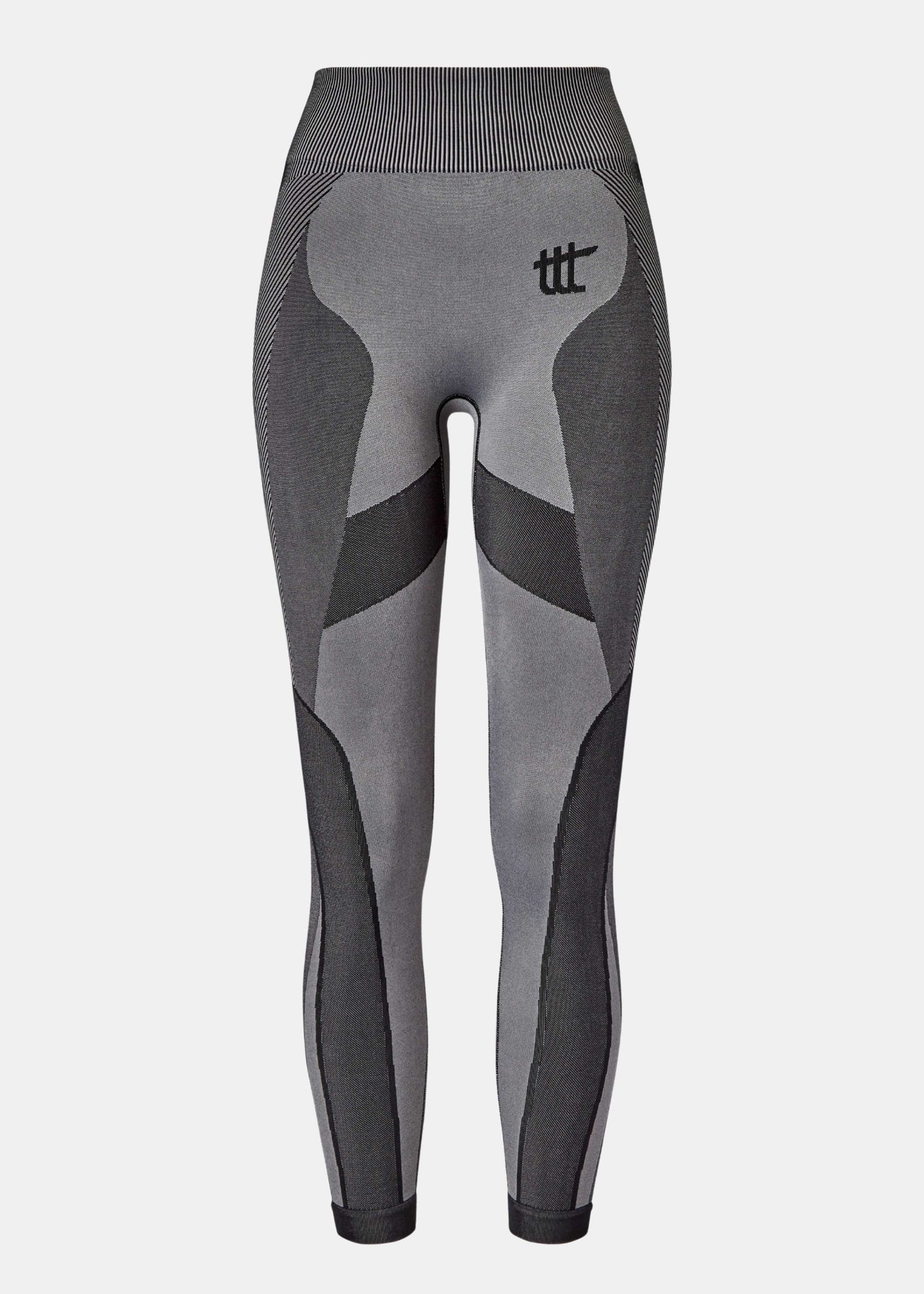 Graue Seamless Leggings mit zweite Haut Gefühl