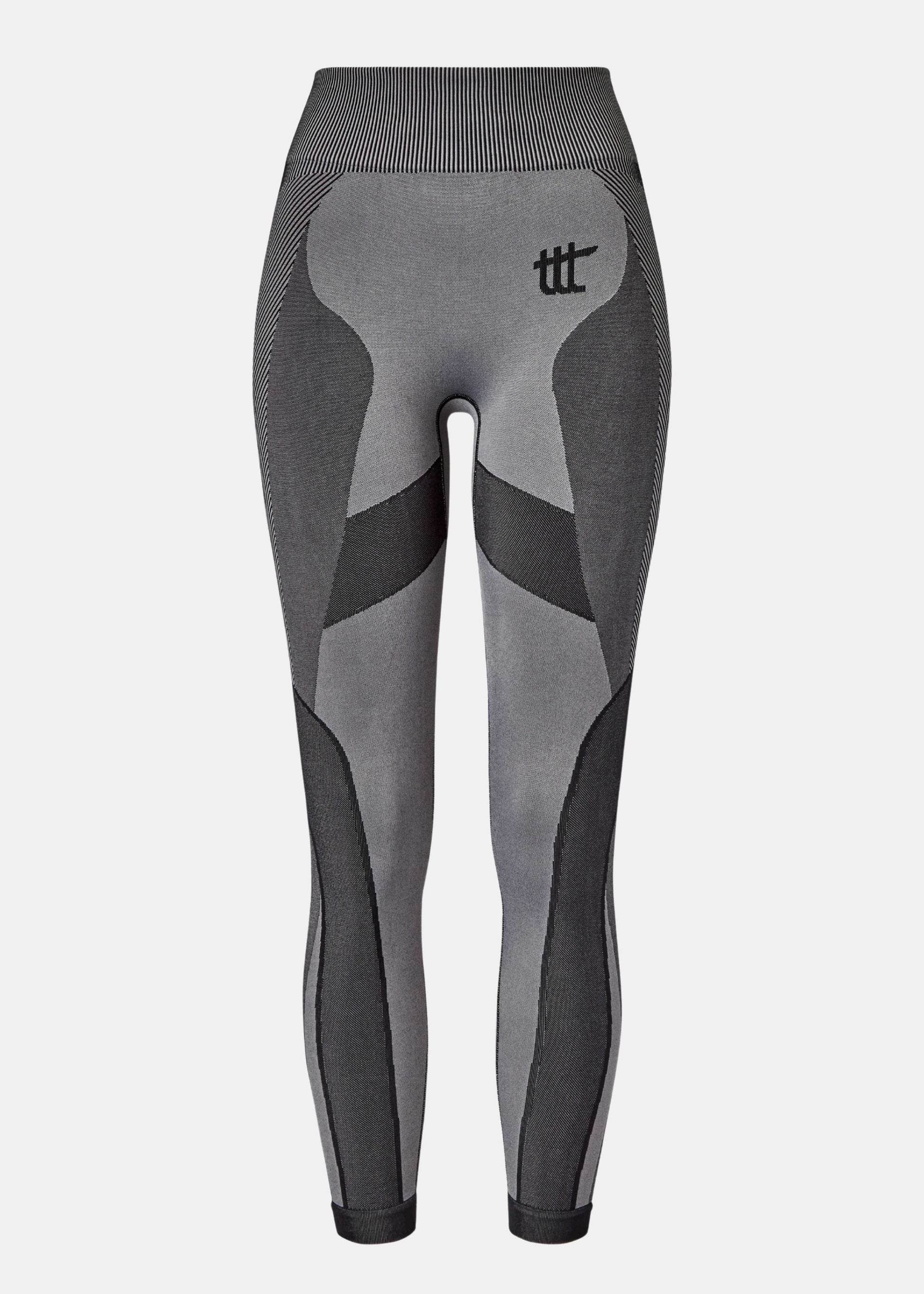 Graue Seamless Leggings mit zweite Haut Gefühl