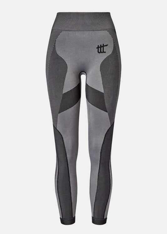 Graue Seamless Leggings mit zweite Haut Gefühl