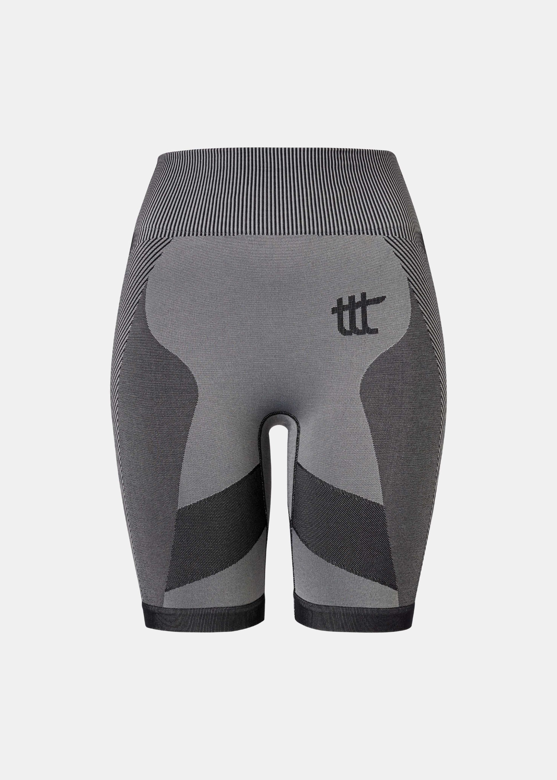 Soft shorts made from recycled materials with seamless construction